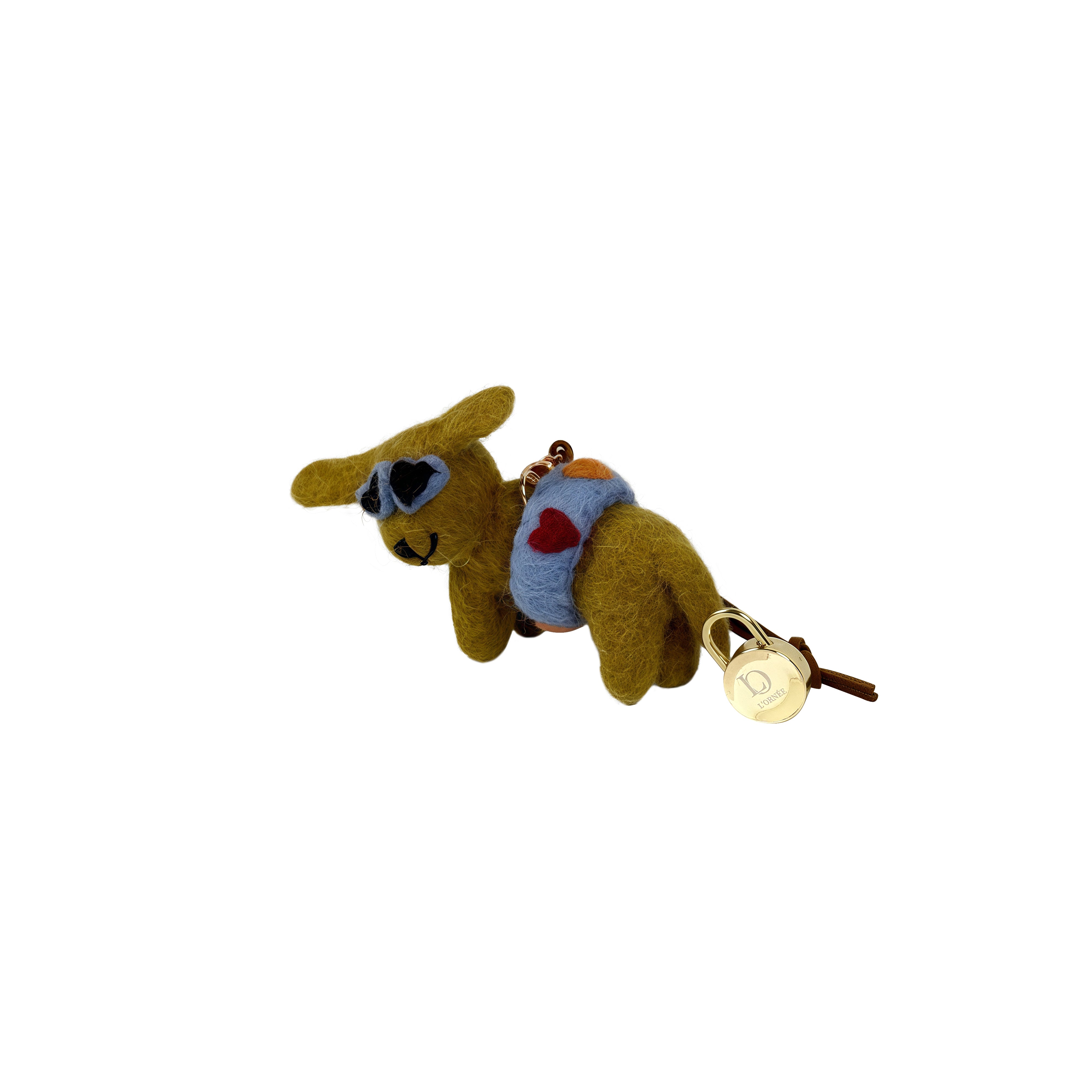 BEACH VIBES DOG felt charm