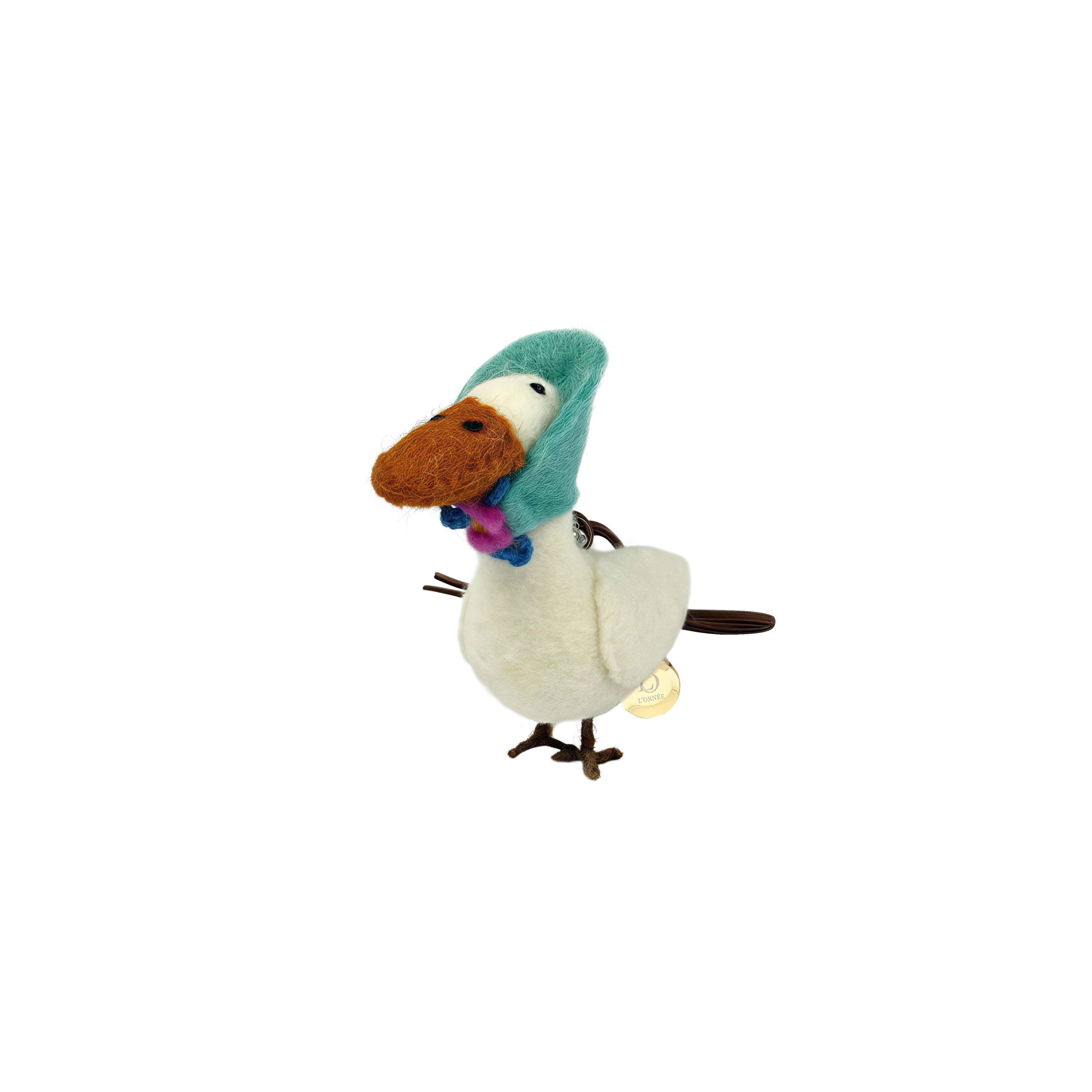 BONNET DUCK felt charm