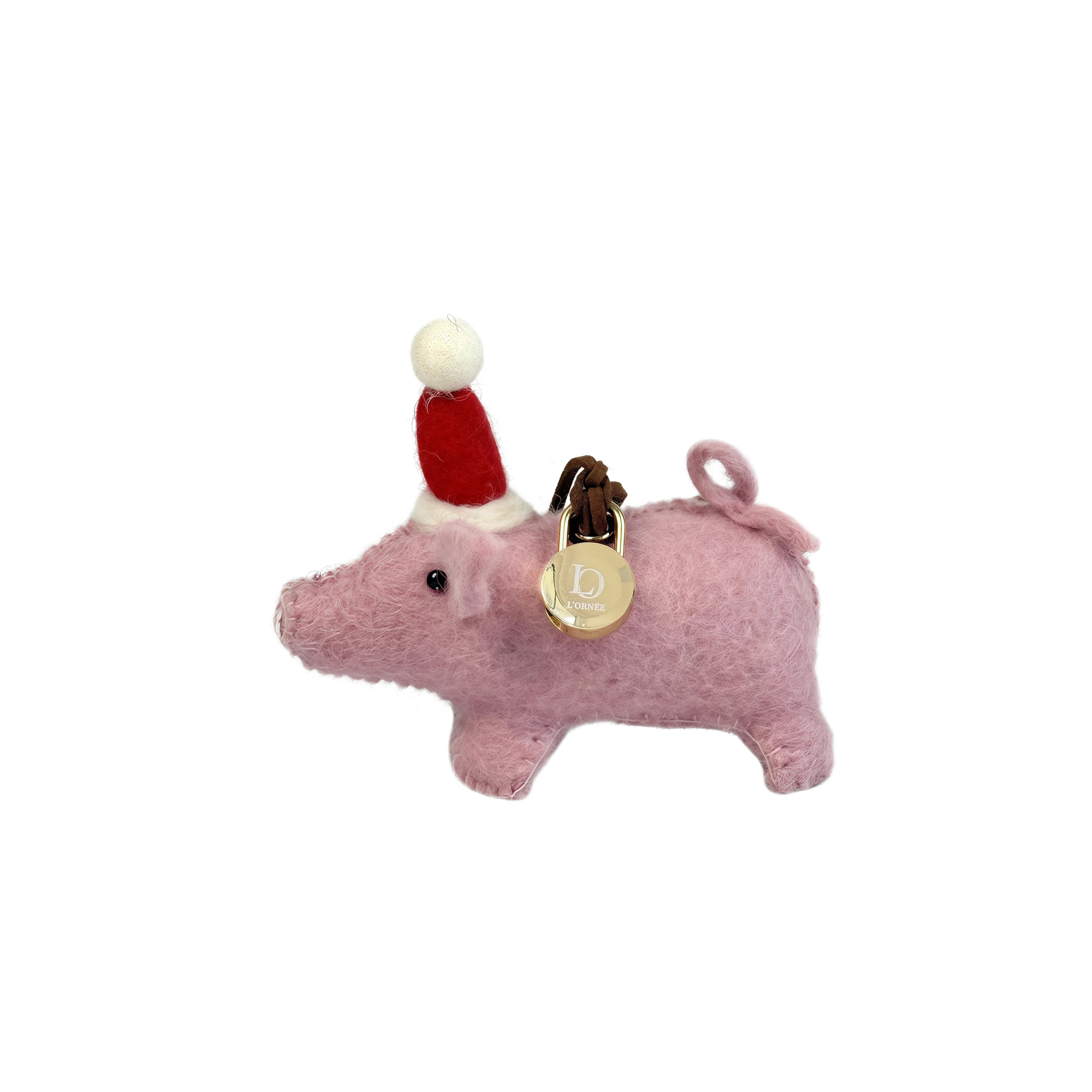 SANTA PIG keychains