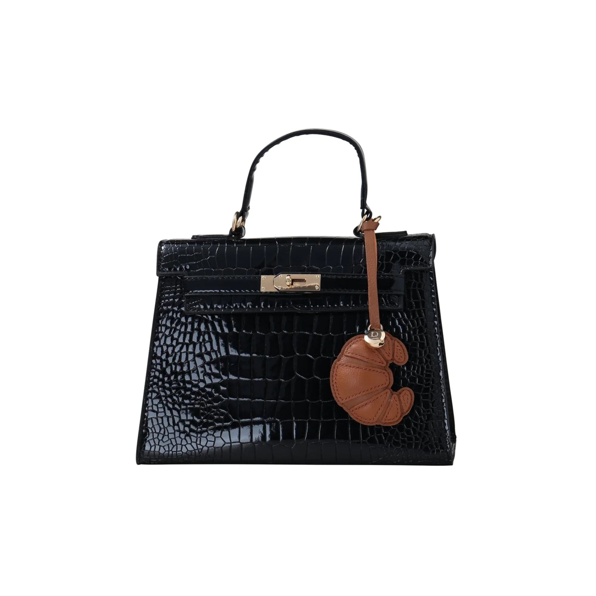 CROISSANT bag charm with bag