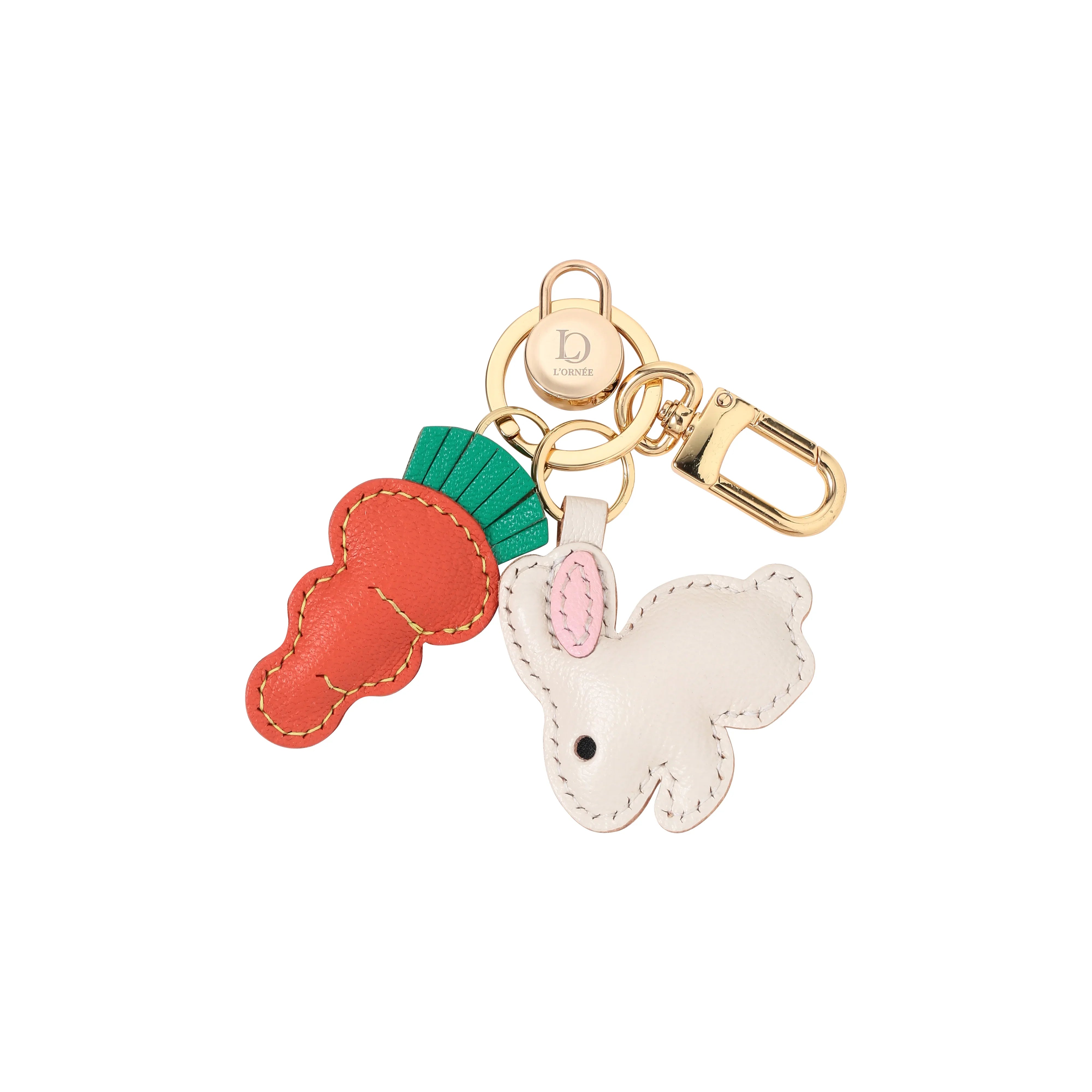 BUNNY & CARROT keychains