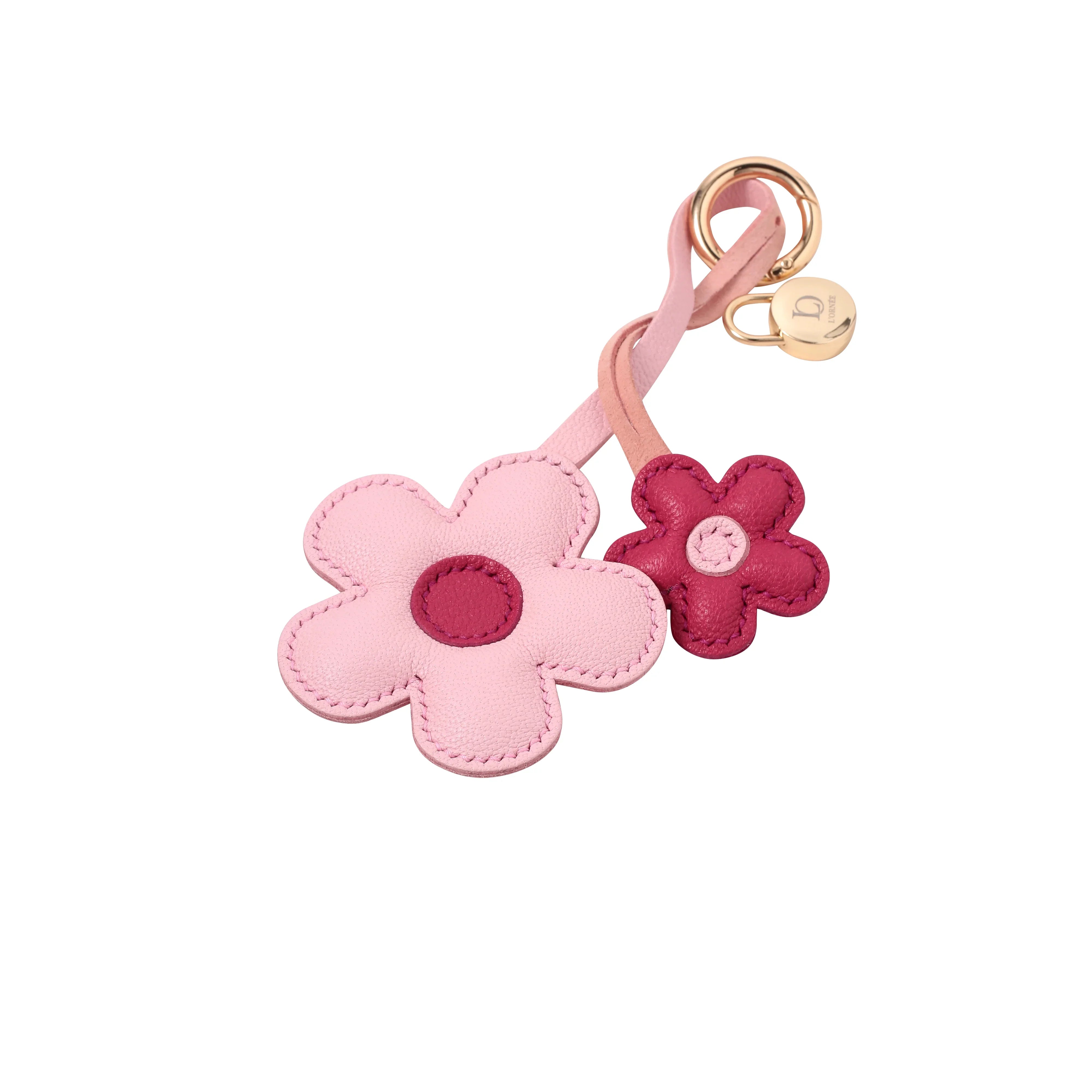 flower leather bag accessories