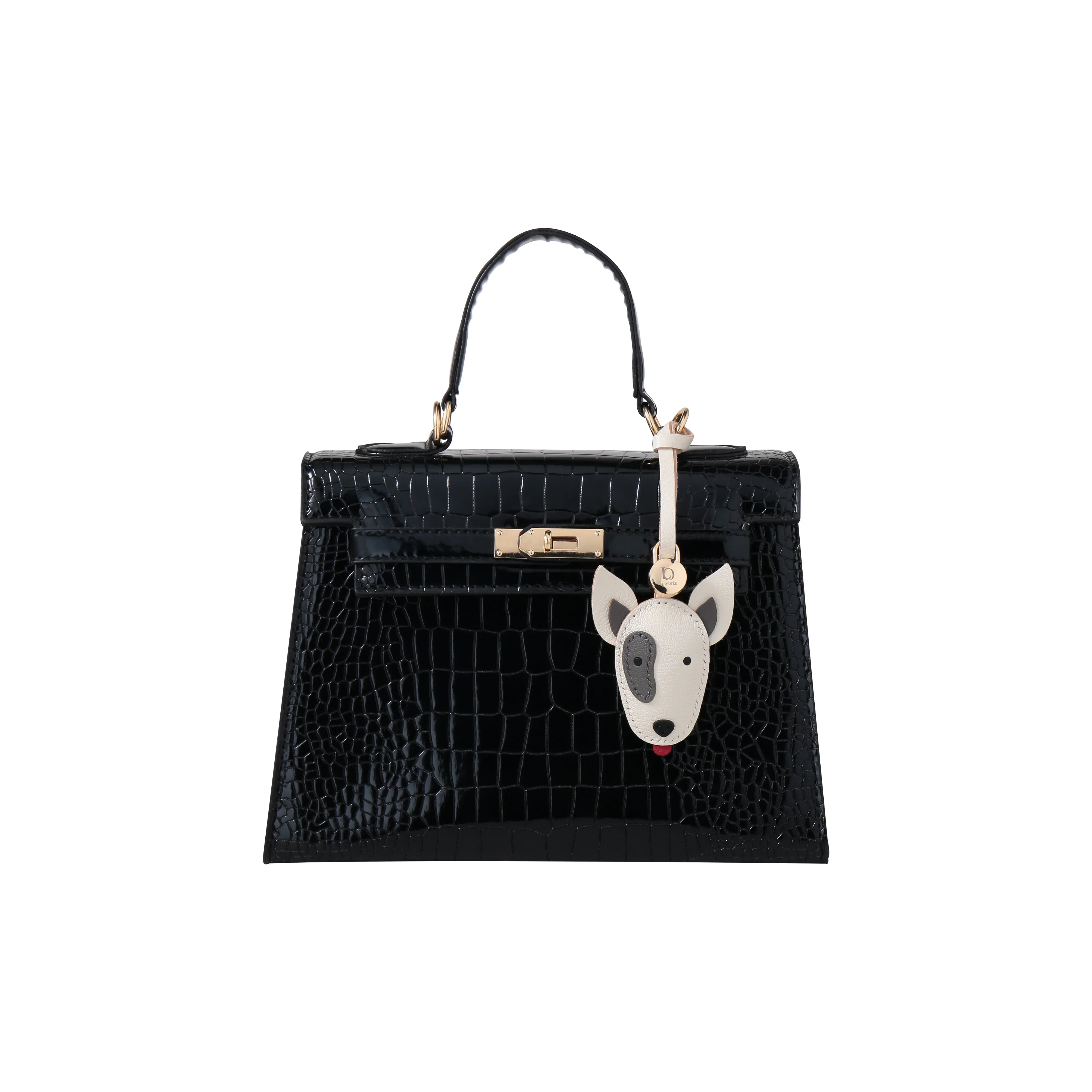 BULL TERRIER with bag