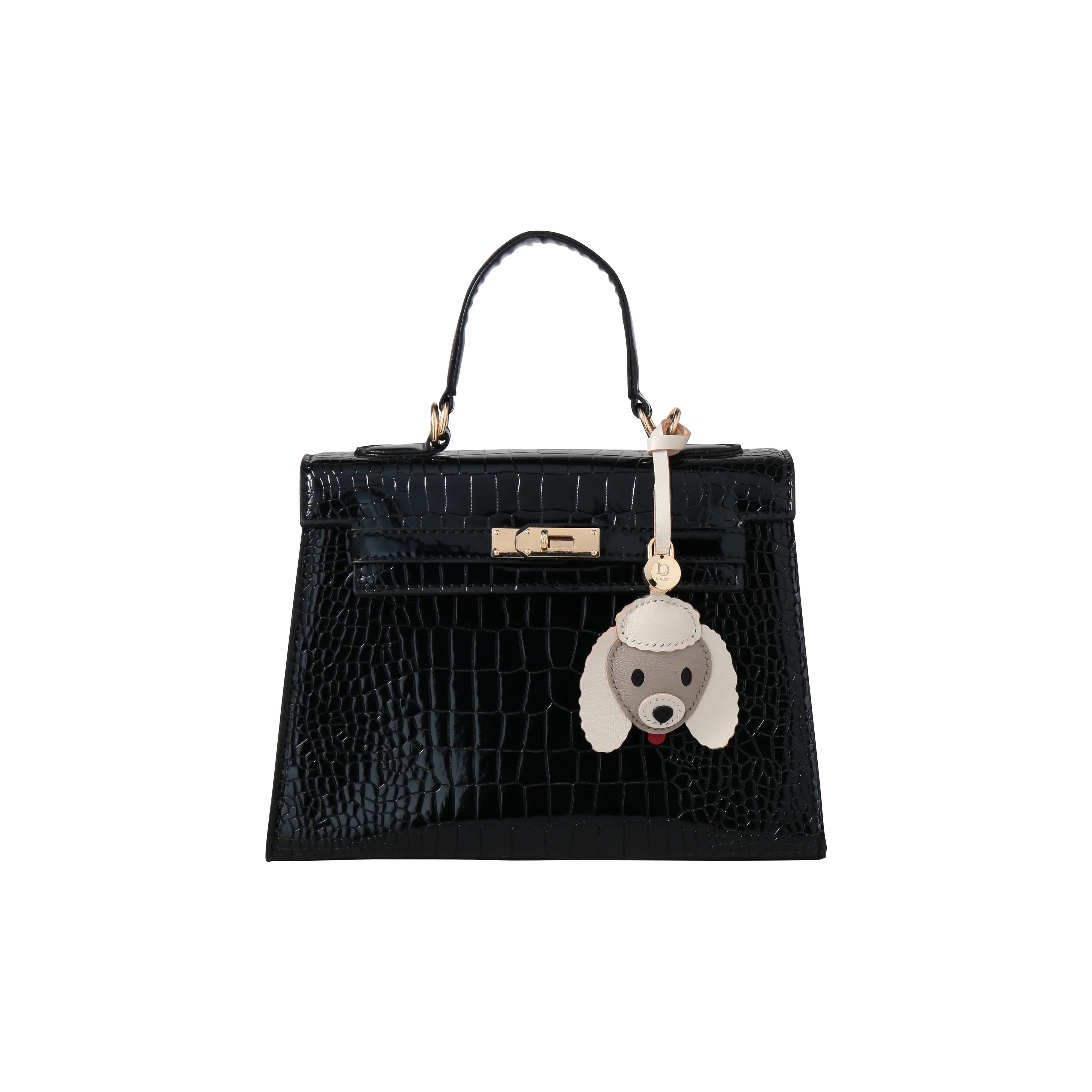 POODLE with bag charm