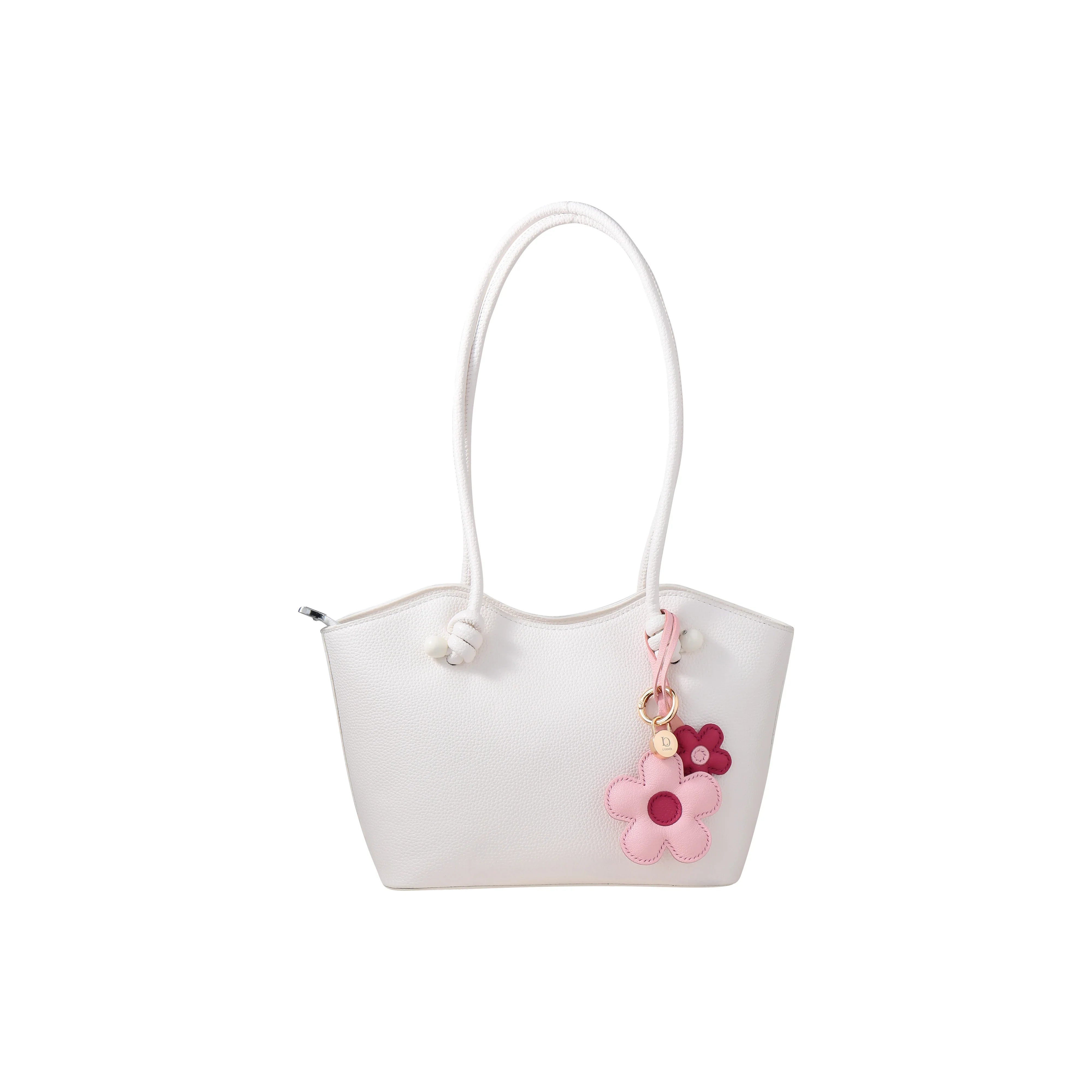 leather flower with bag