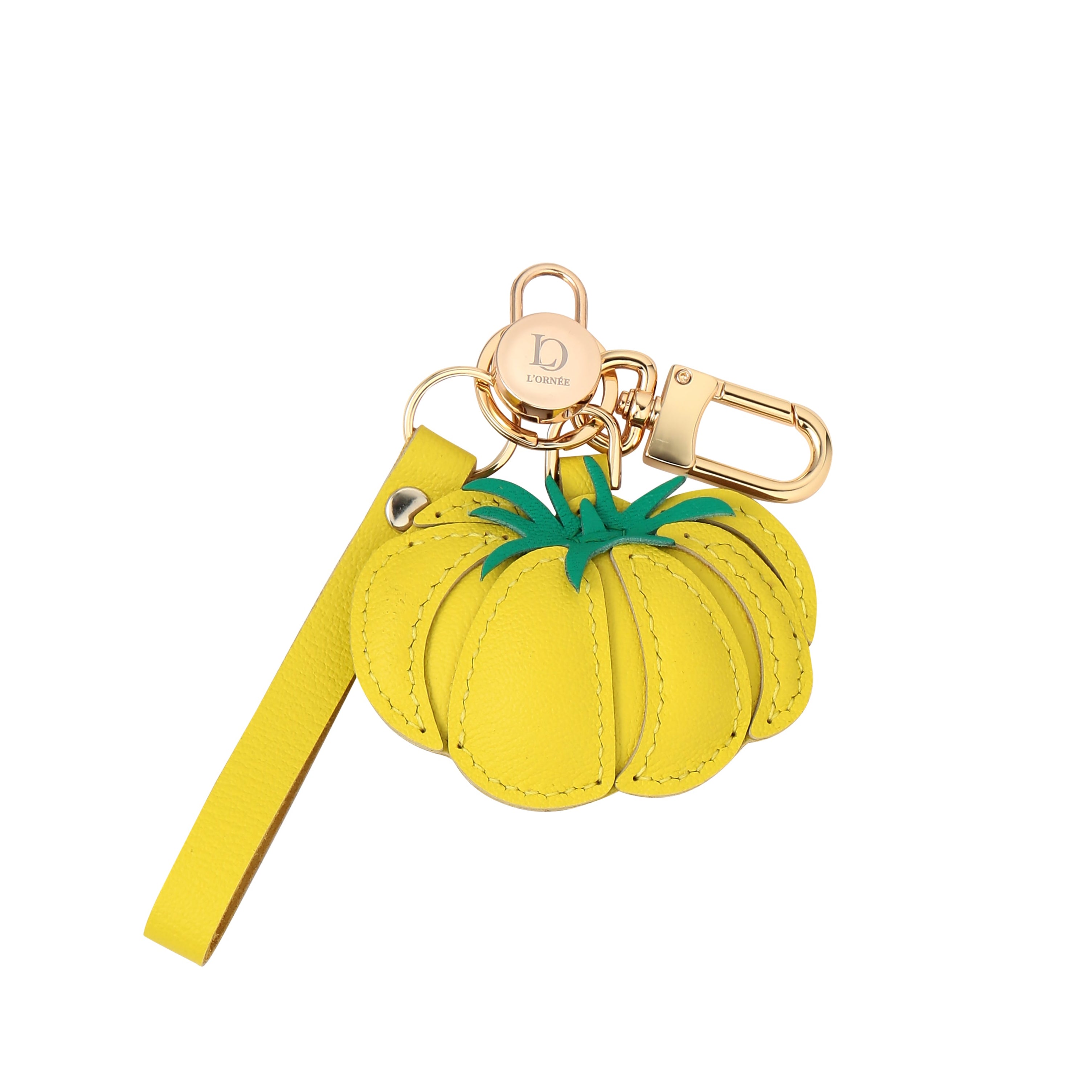 YELLOW TOMATO bag charm