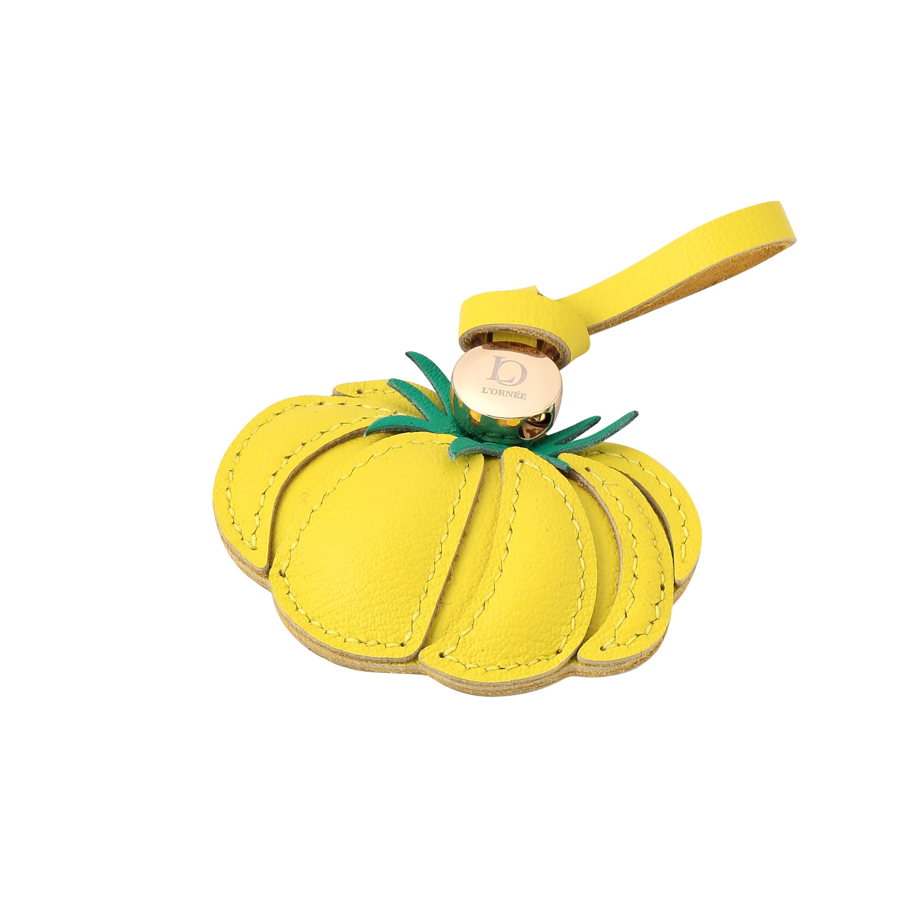 YELLOW TOMATO bag charm