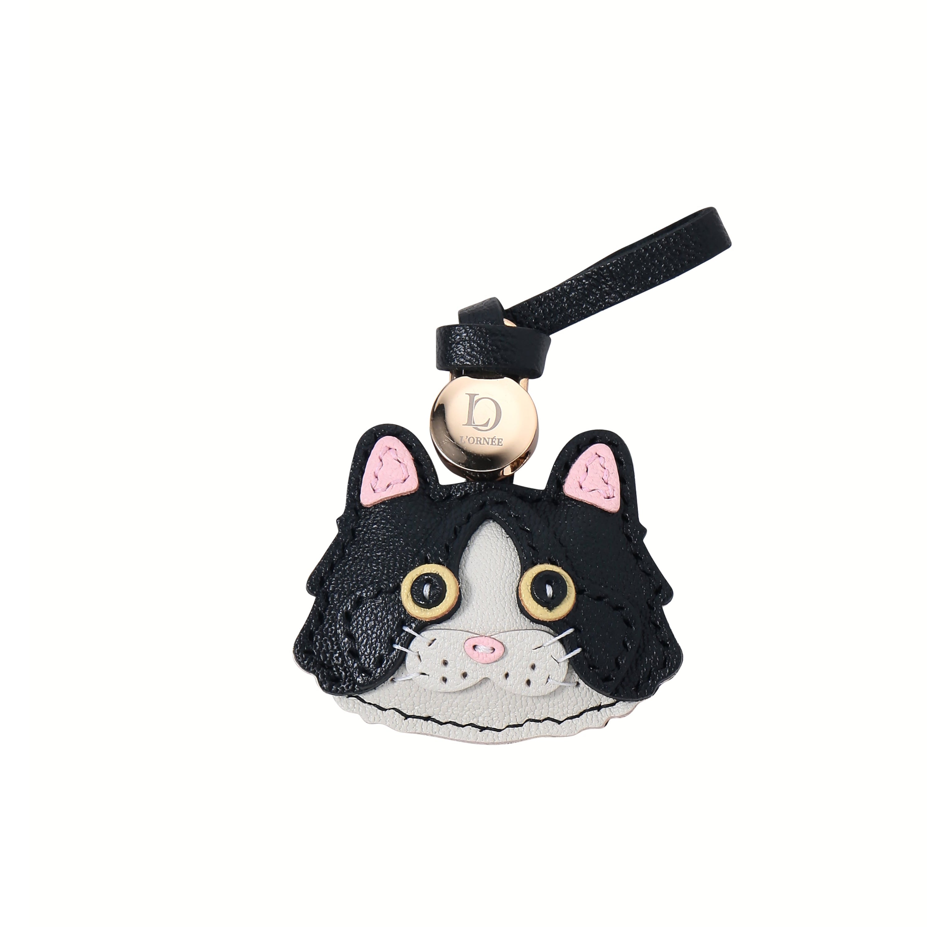 tuxedo cat keyring