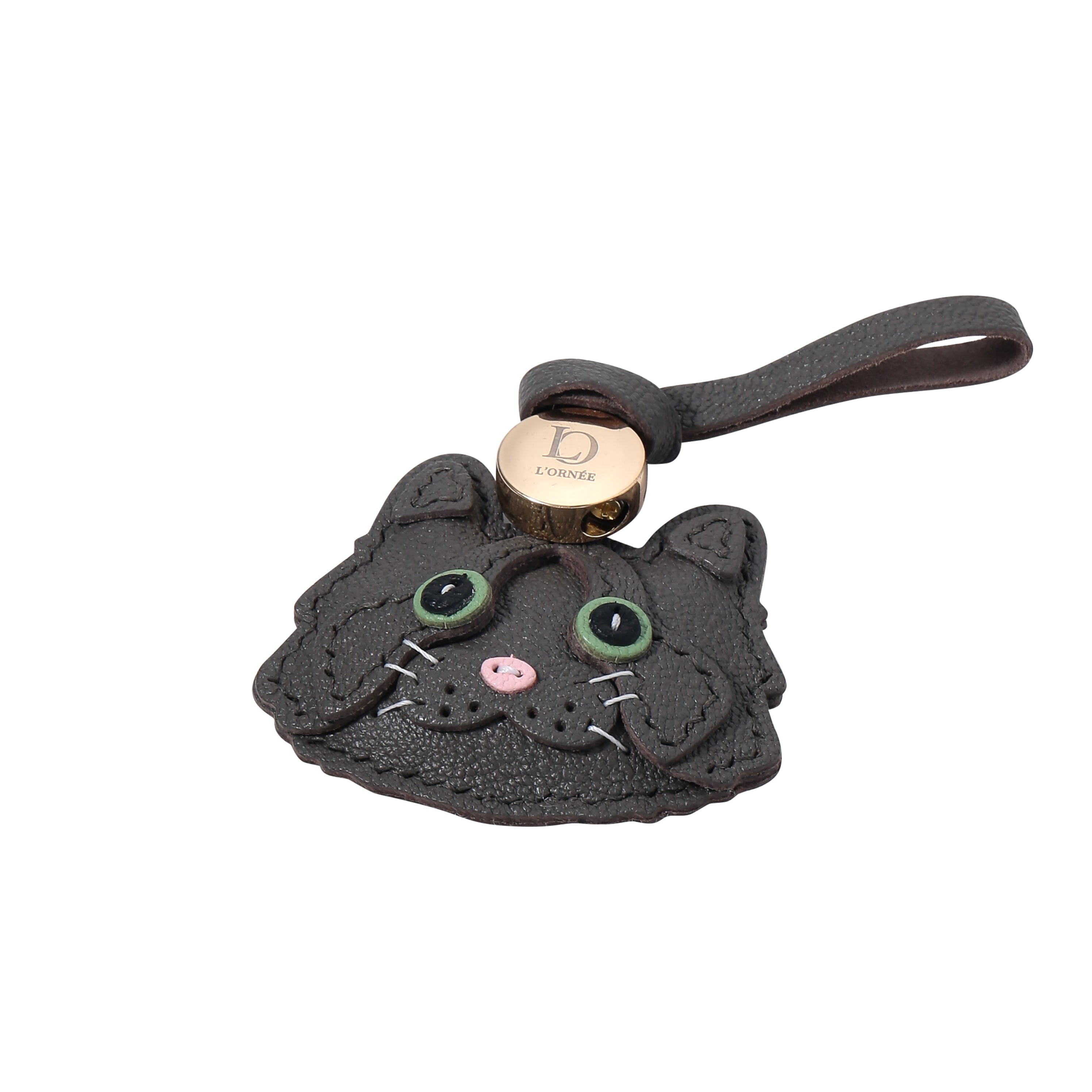 Russian blue cat keyring