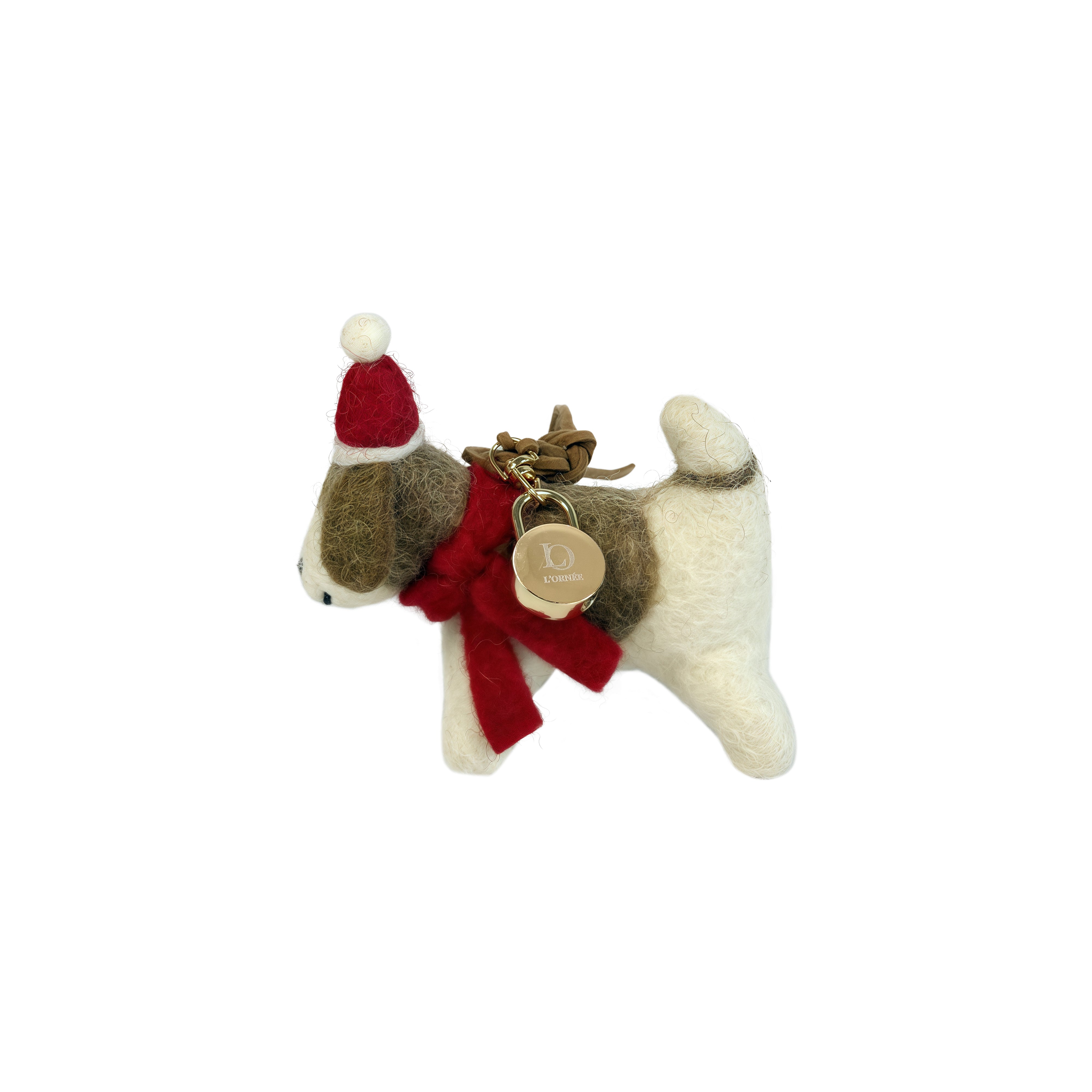 SNOWY CHARM PUP keyrings