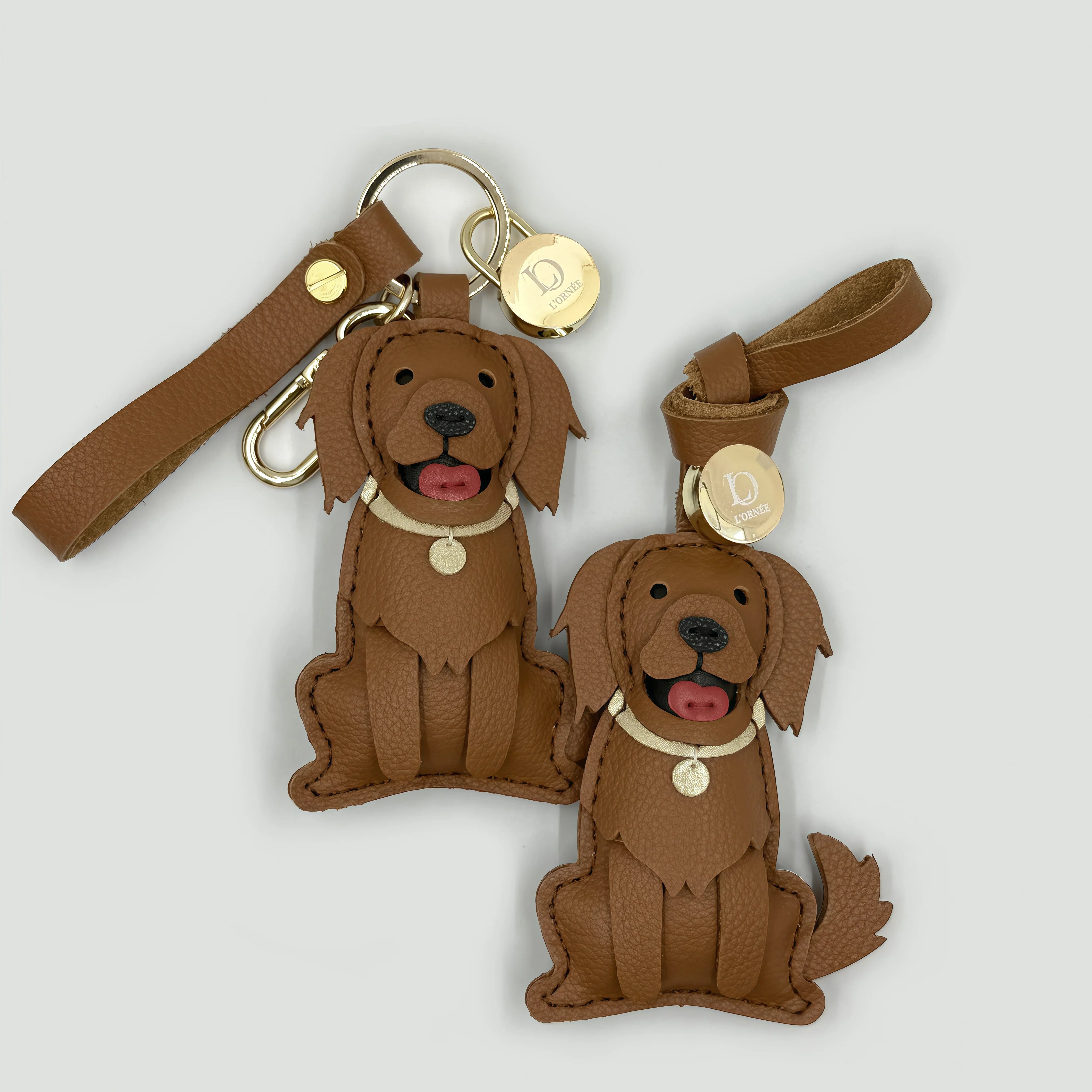 BROWN RETRIEVER bag charms