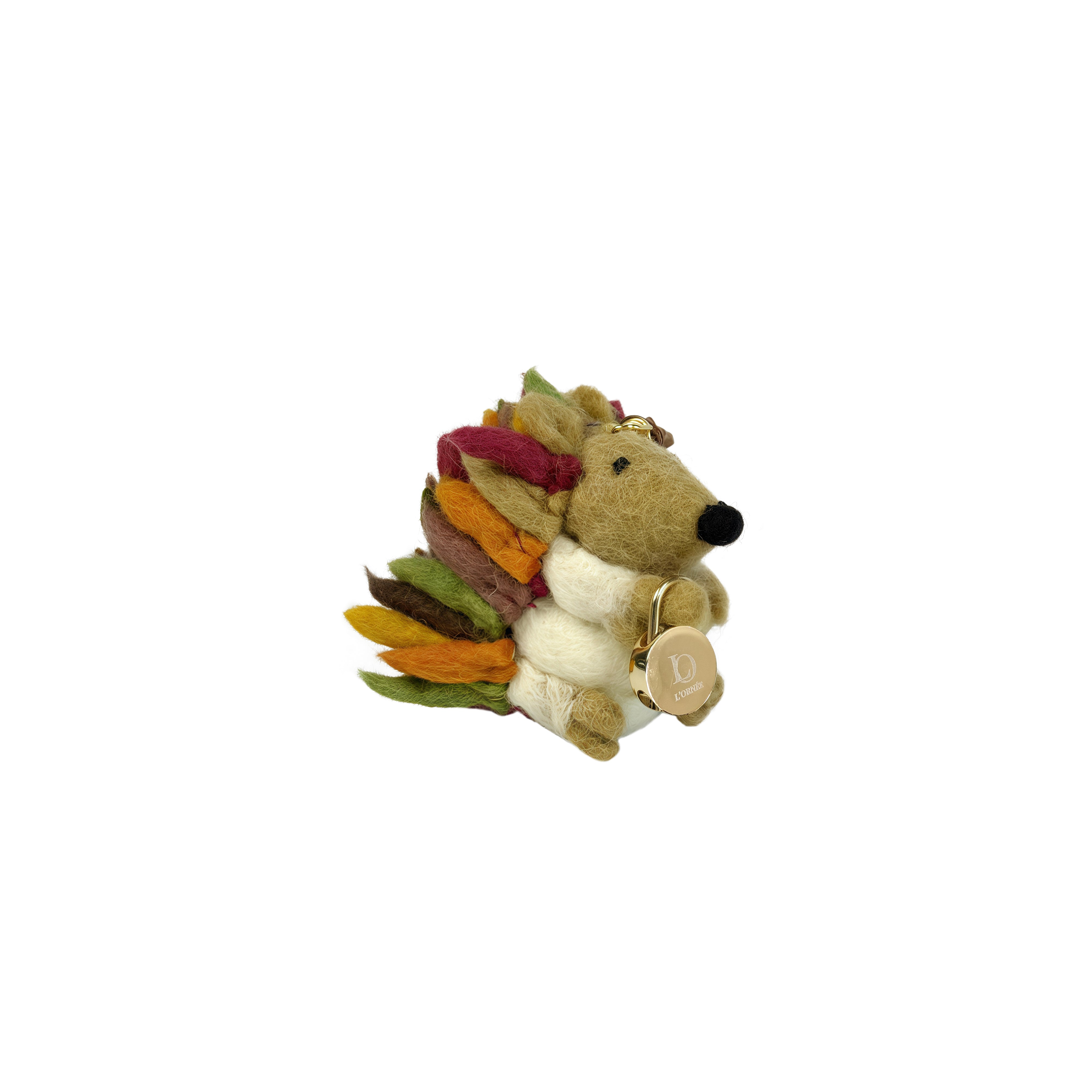 hedgehog keychain