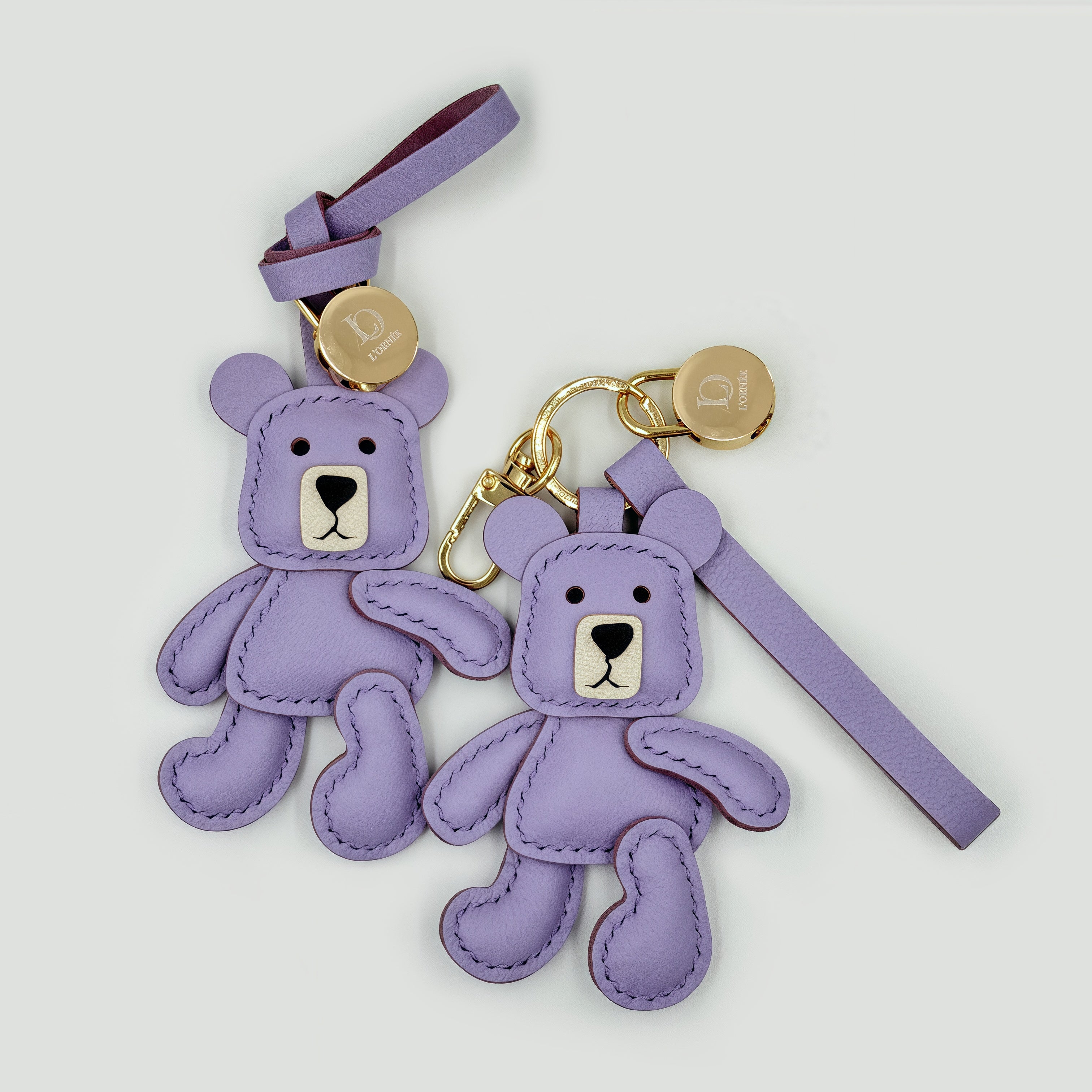 PURPLE TEDDY keychains