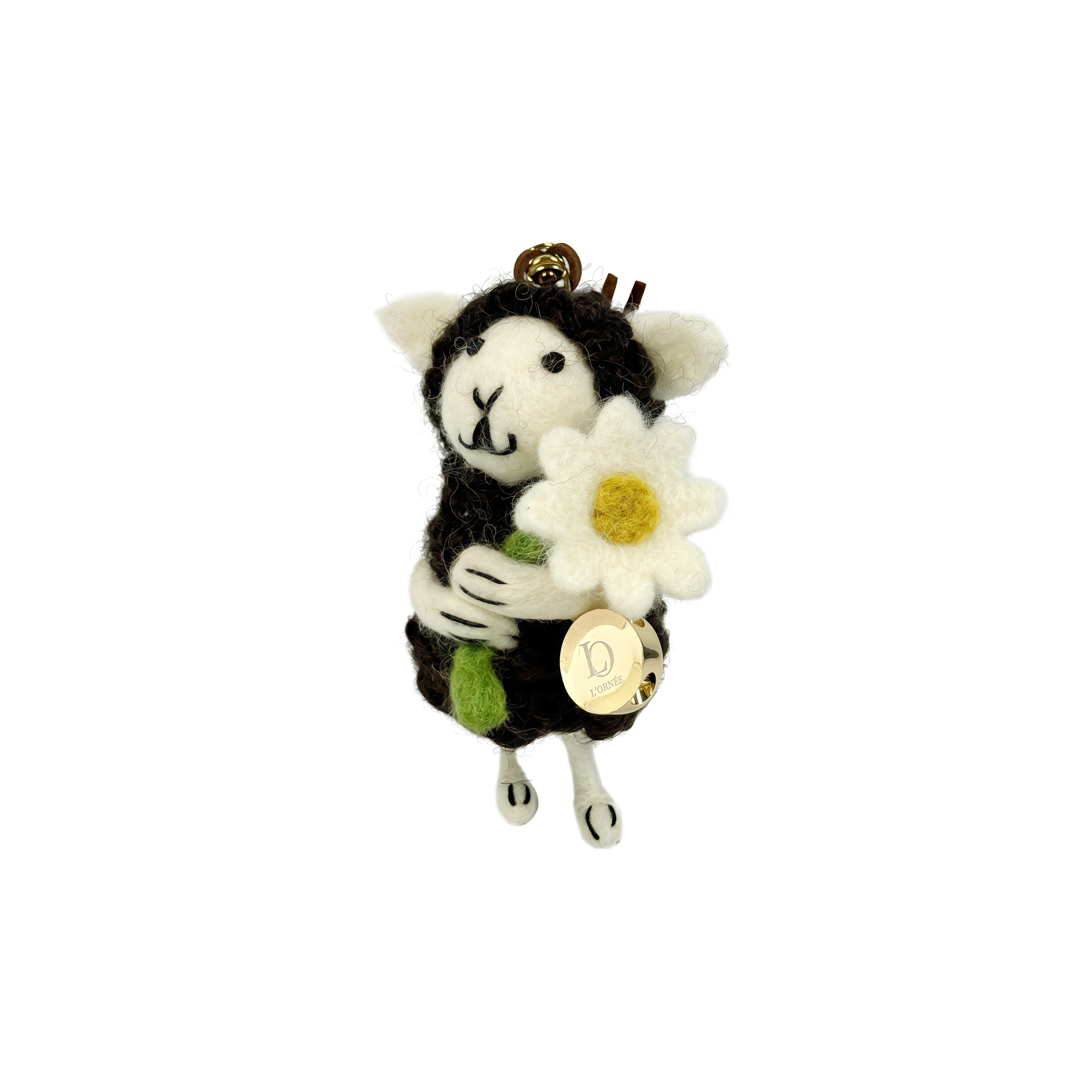 DAISY SHEEP  felt charm