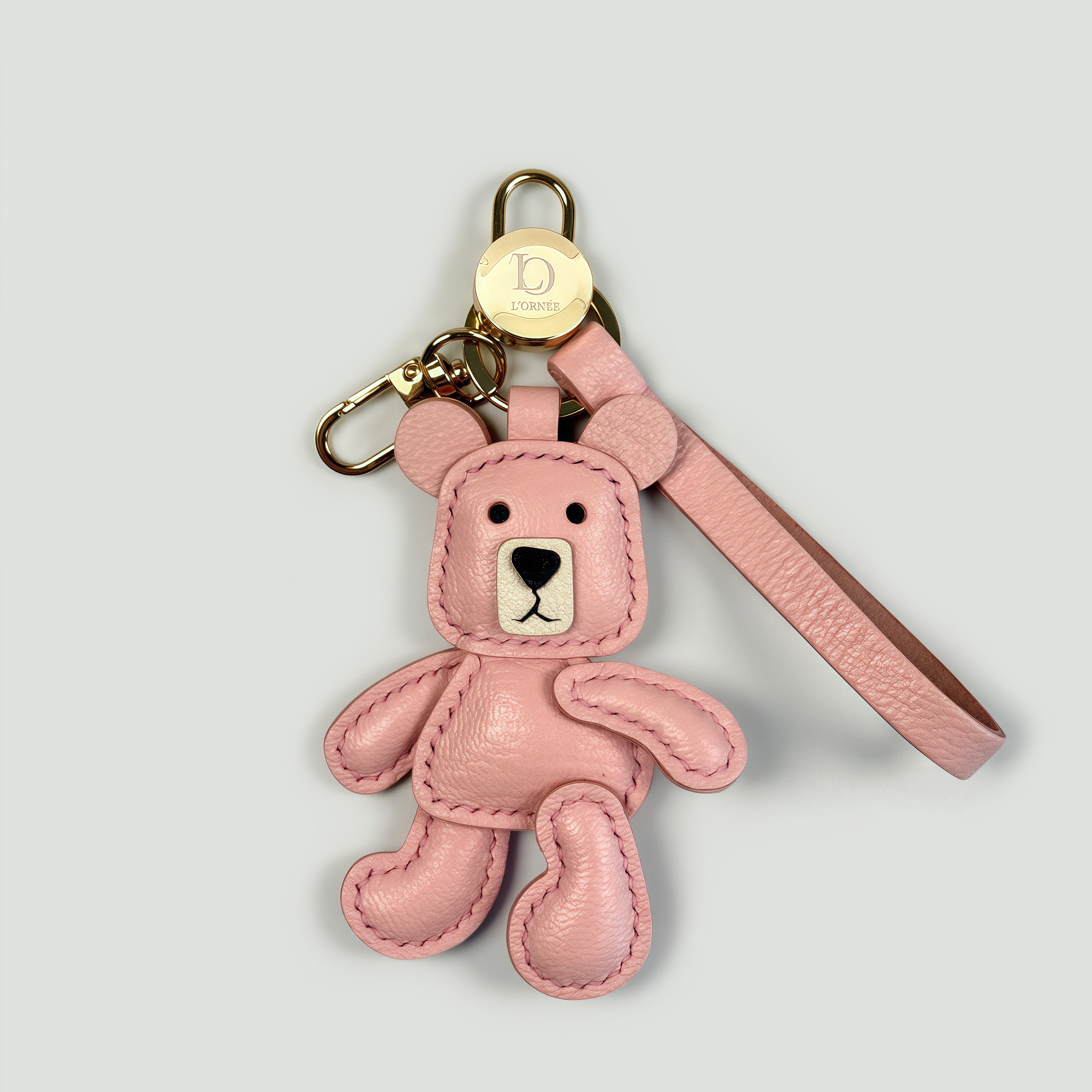 PINK TEDDY bag charms