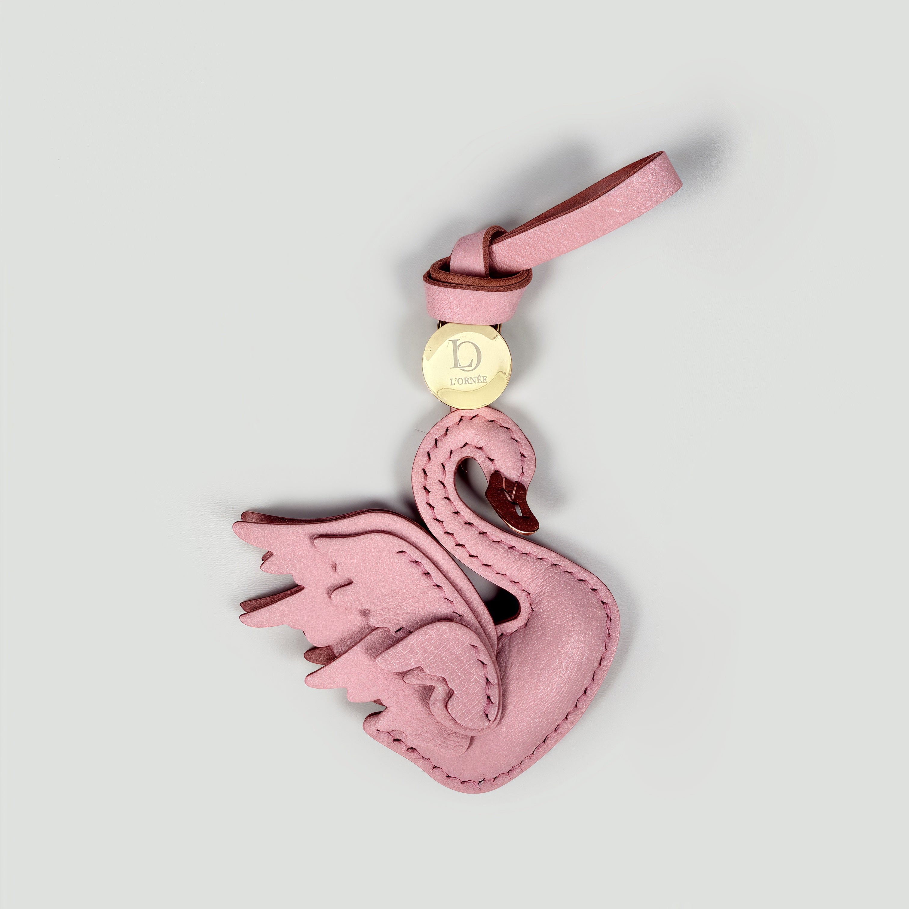 PINK ELEGANT SWAN keychains