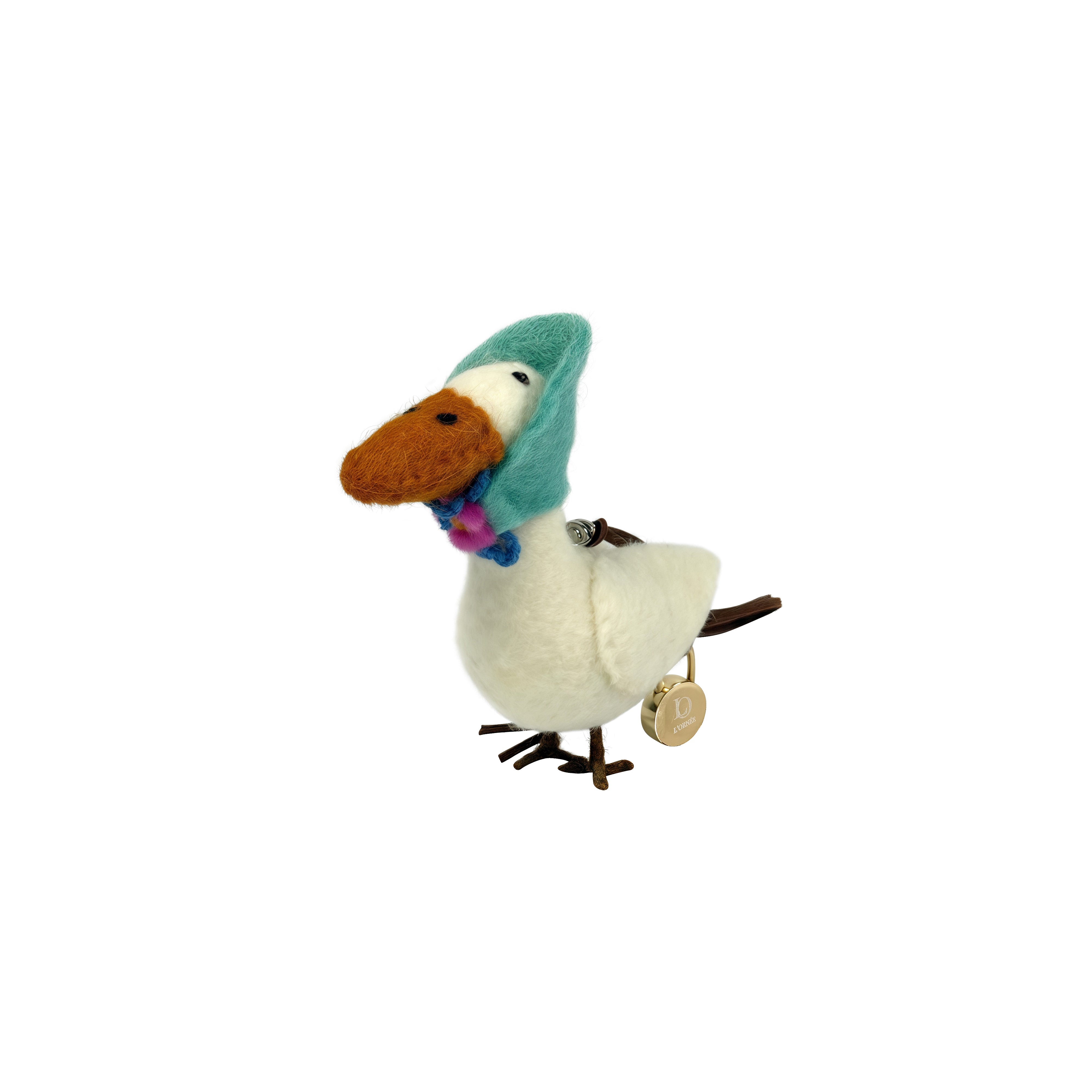 BONNET DUCK felt keyrings