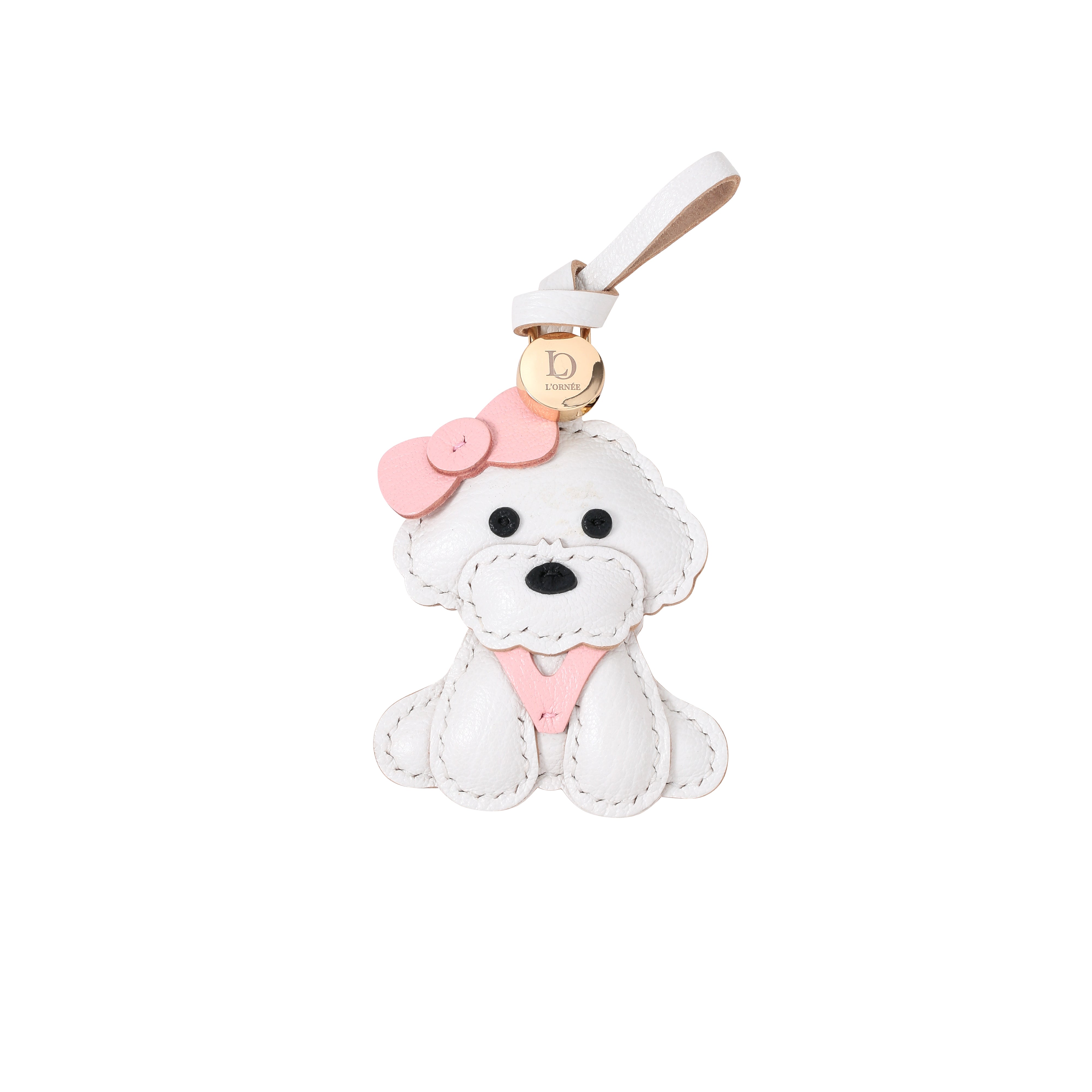 PINK BOW BICHON