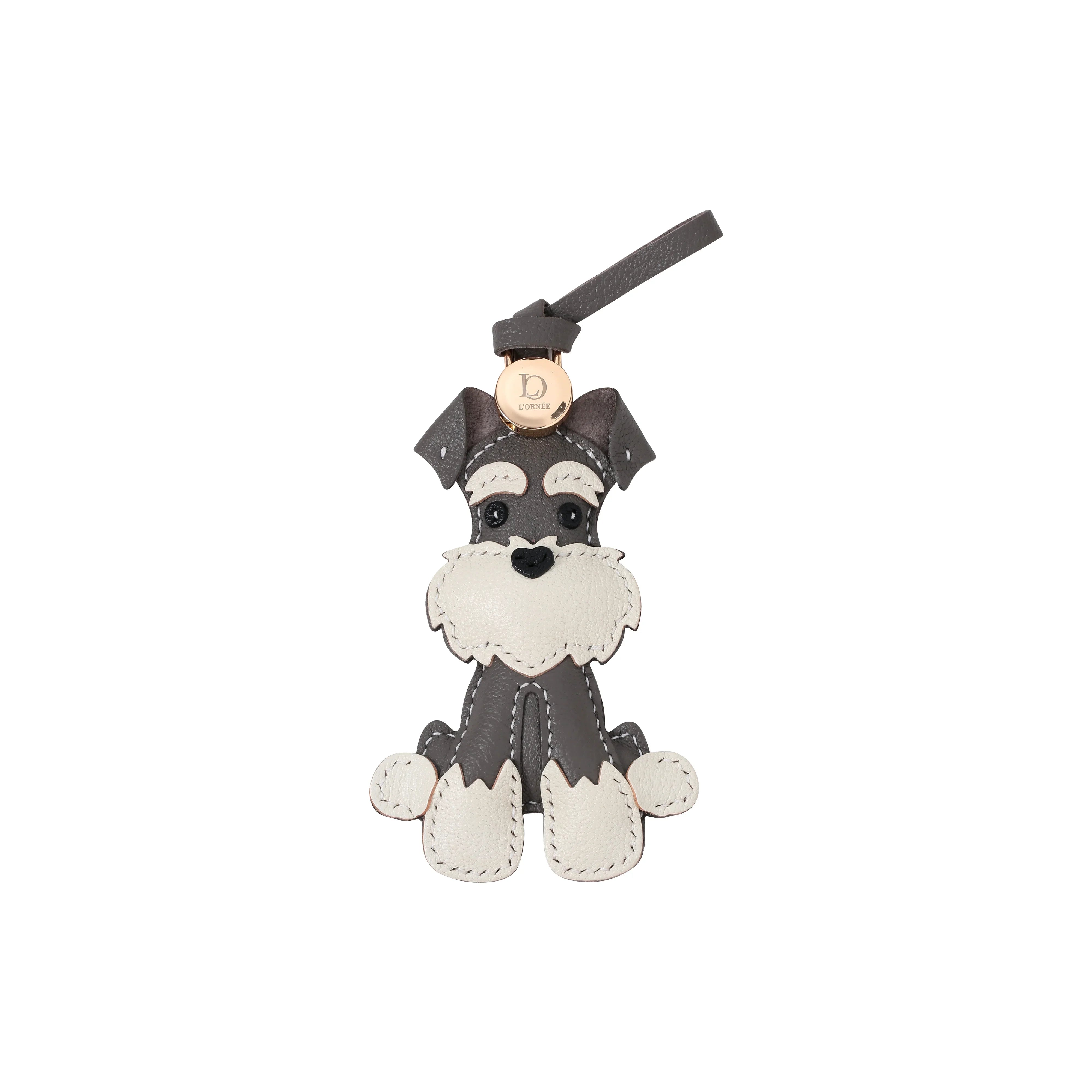 GREY SCHNAUZER CHARM