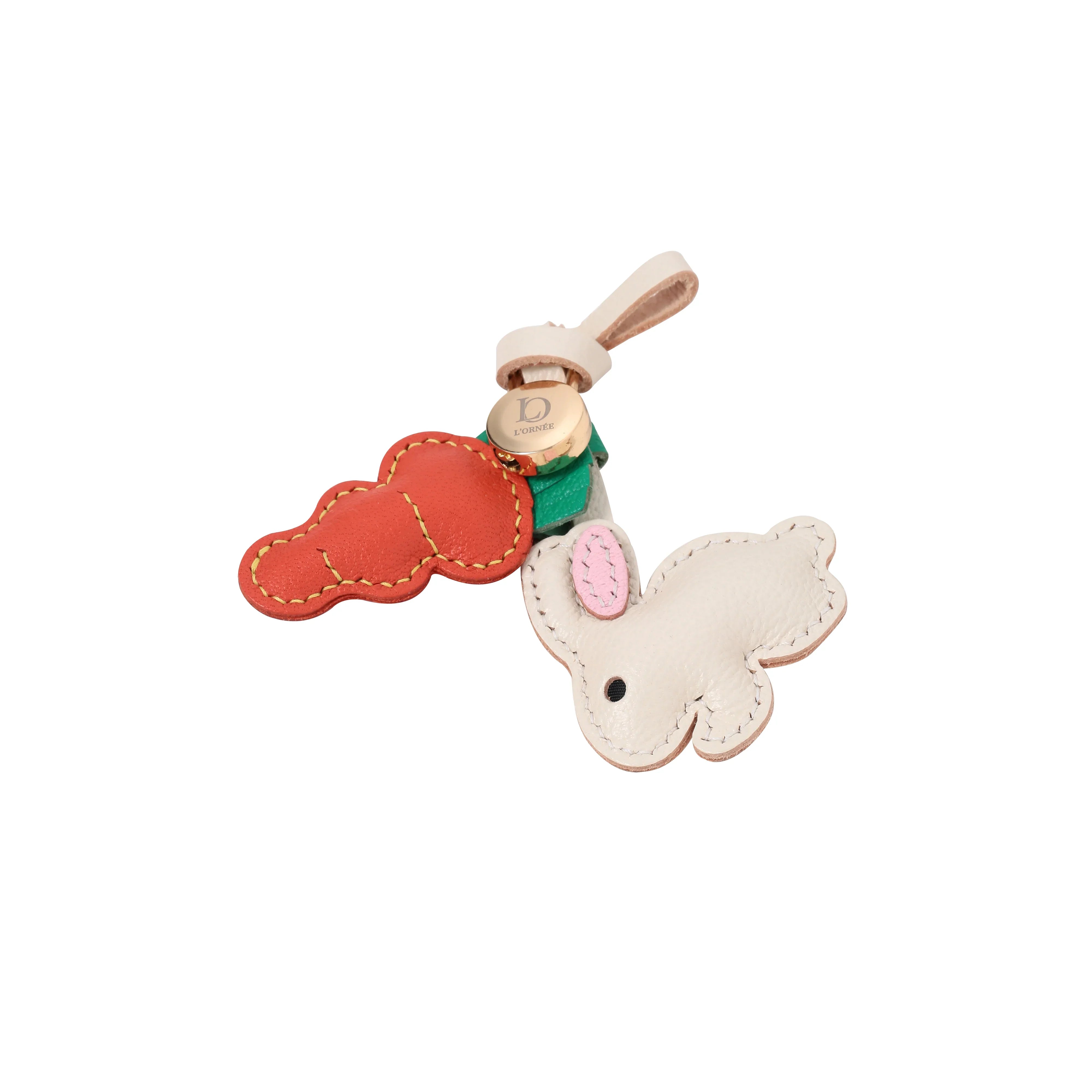 BUNNY & CARROT bag charm