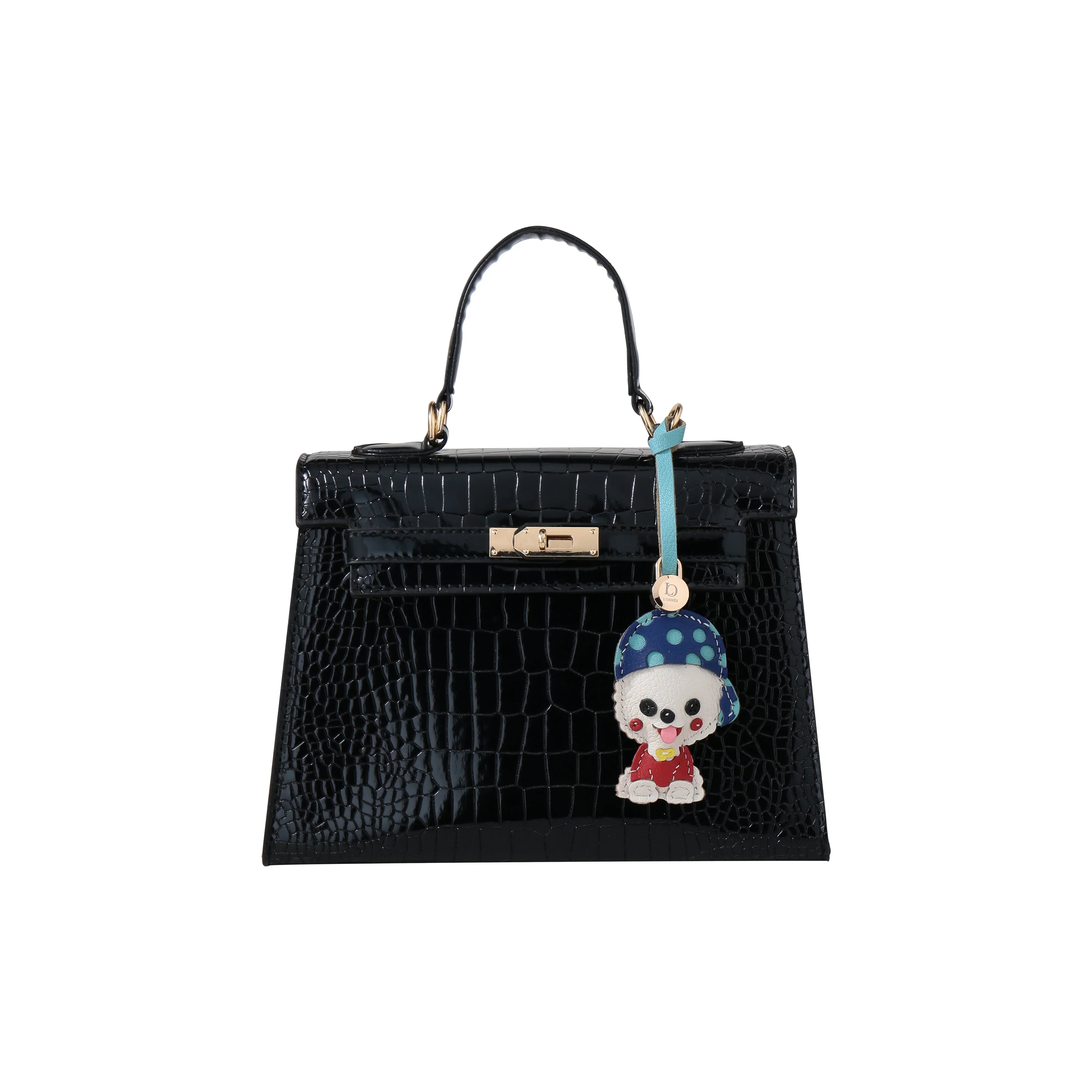 bichon with bag