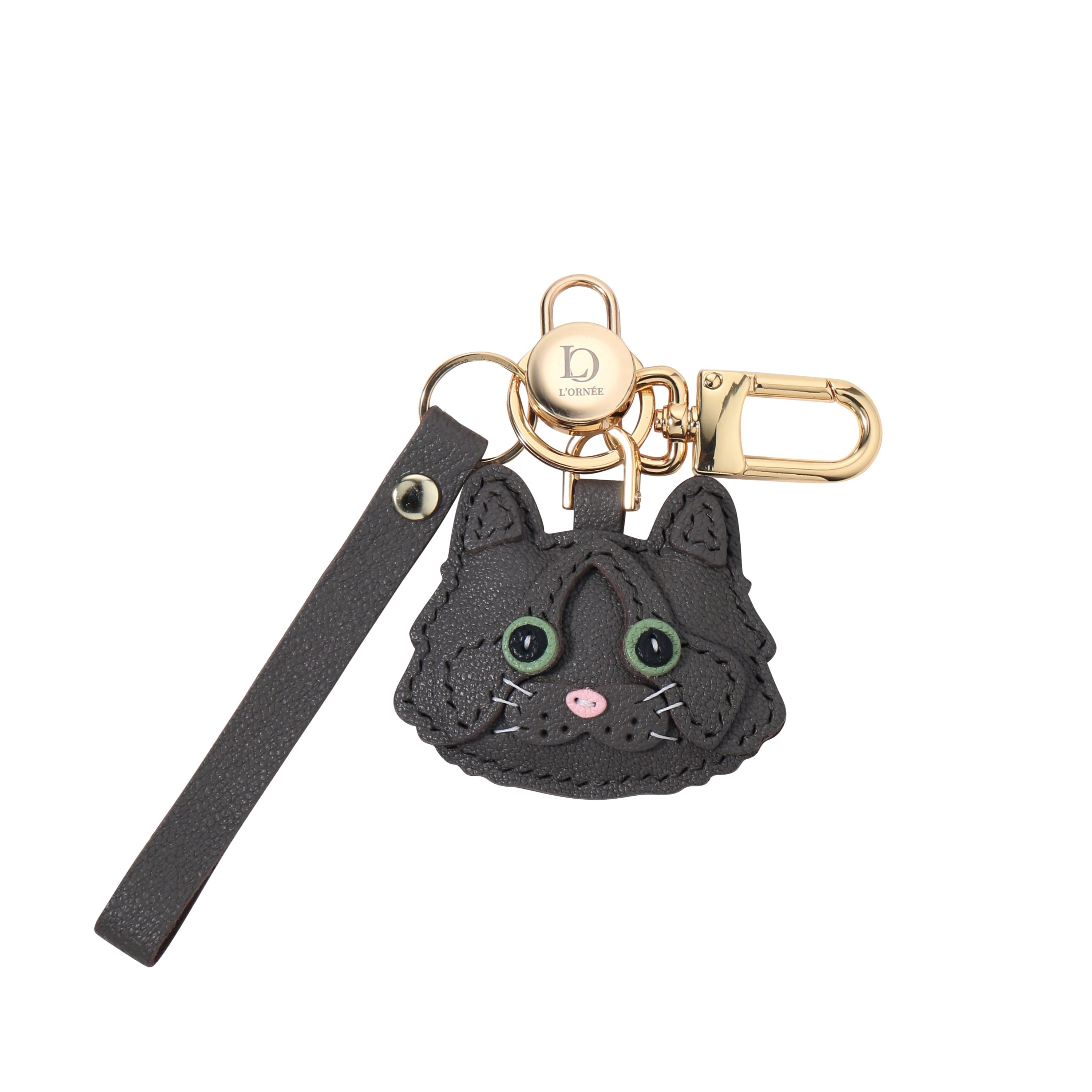 Russian blue cat bag charms