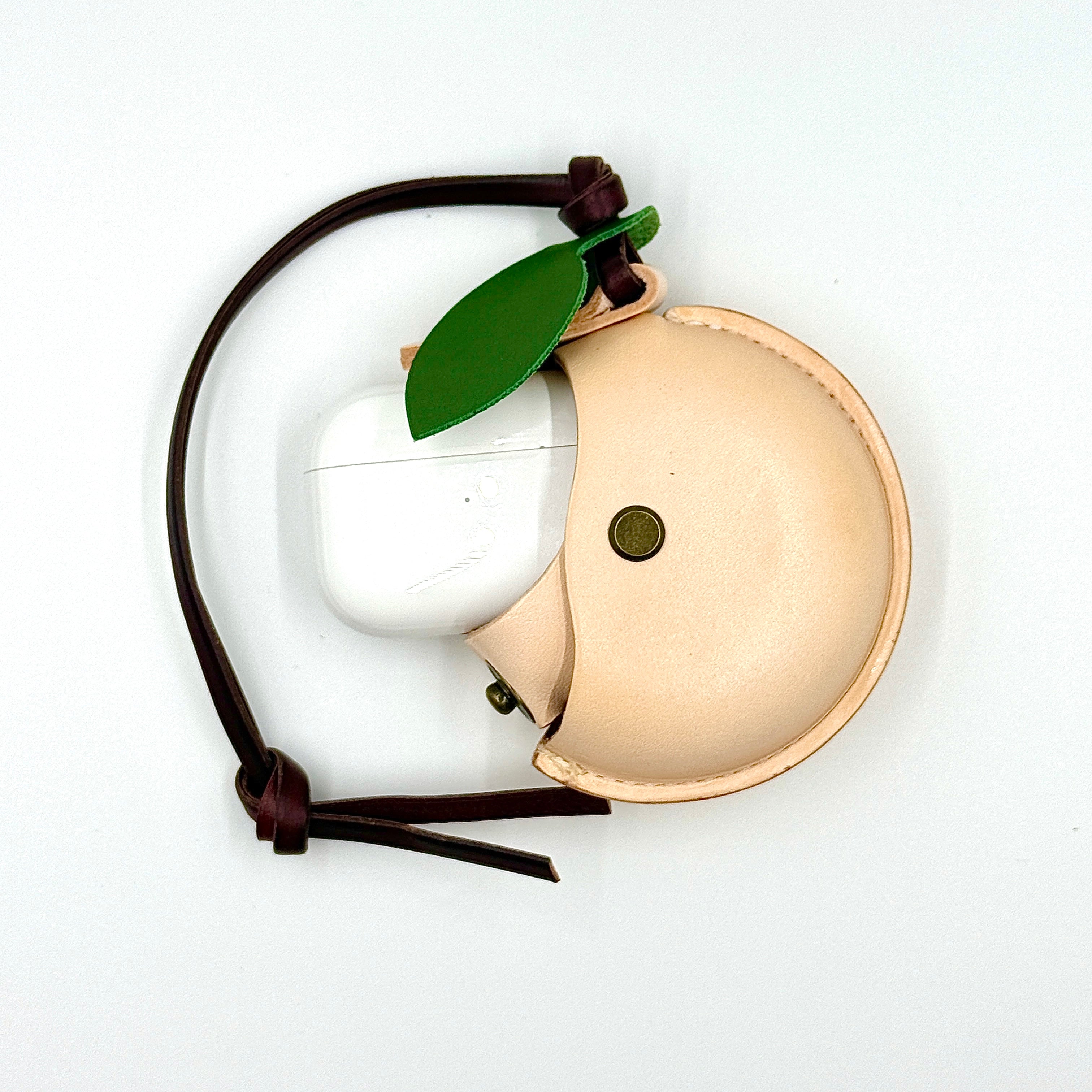 LYCHEE AIRPOD CASE CHARM with airpods