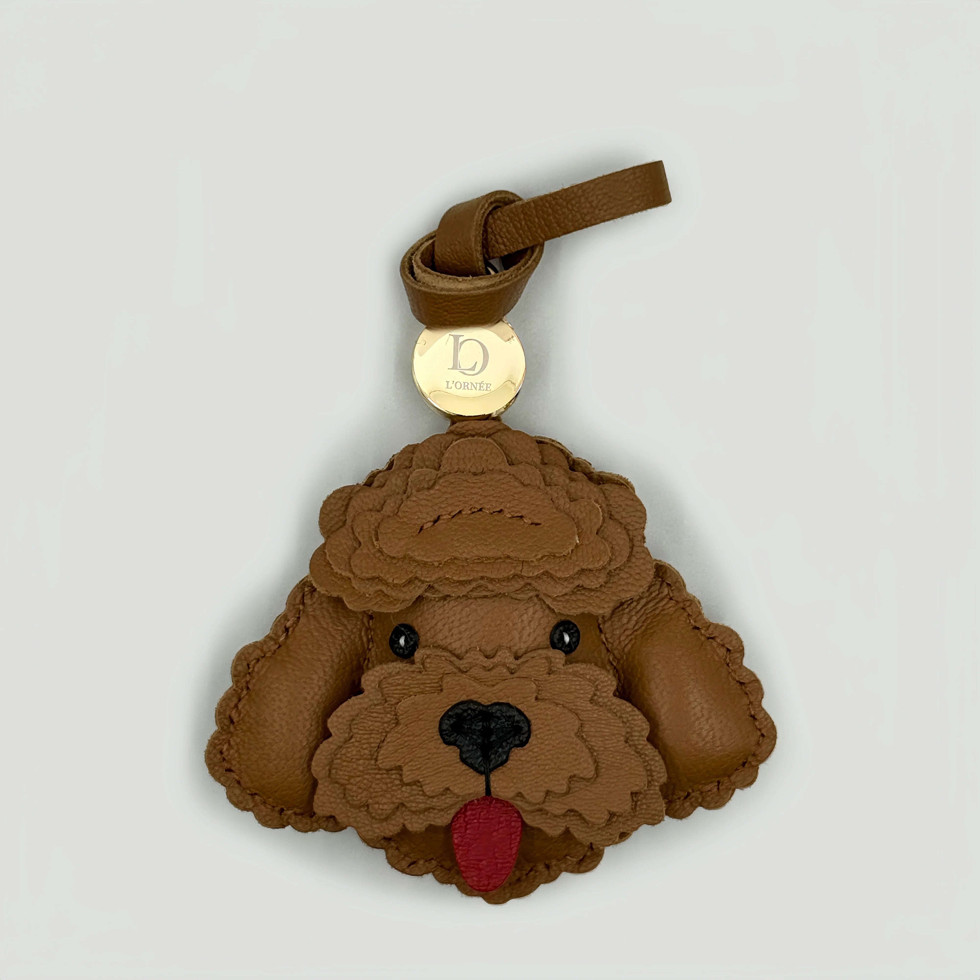 BROWN CHEEKY POODLE CHARM
