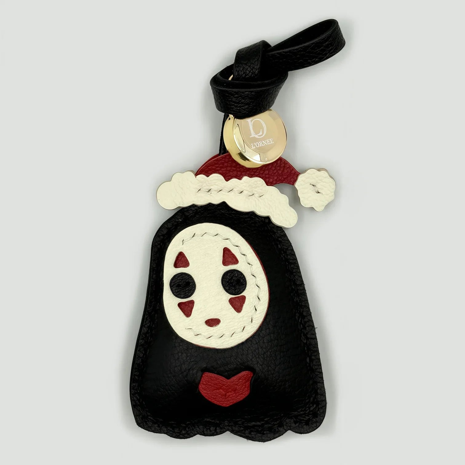 GHOST SANTA HEART key  CHARM