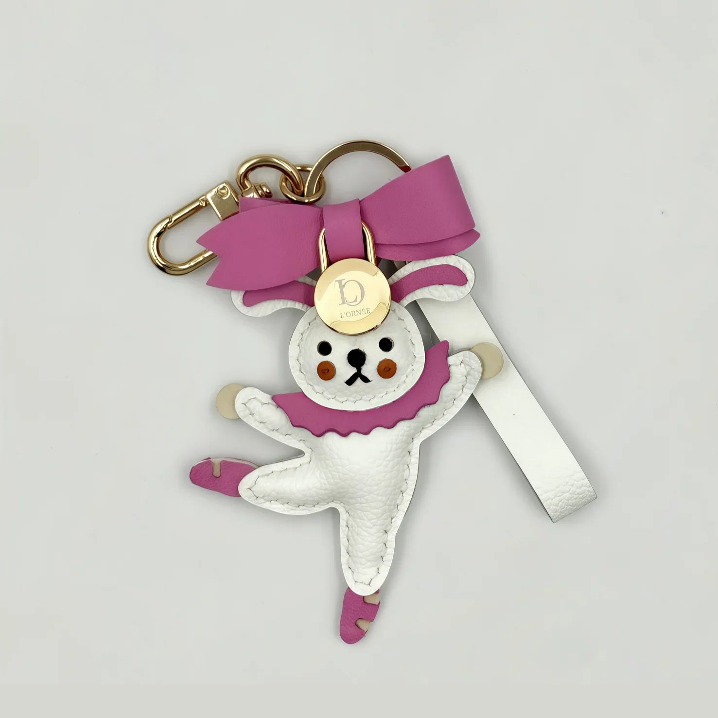 BUNNY BALLERINA CHARM bag charms