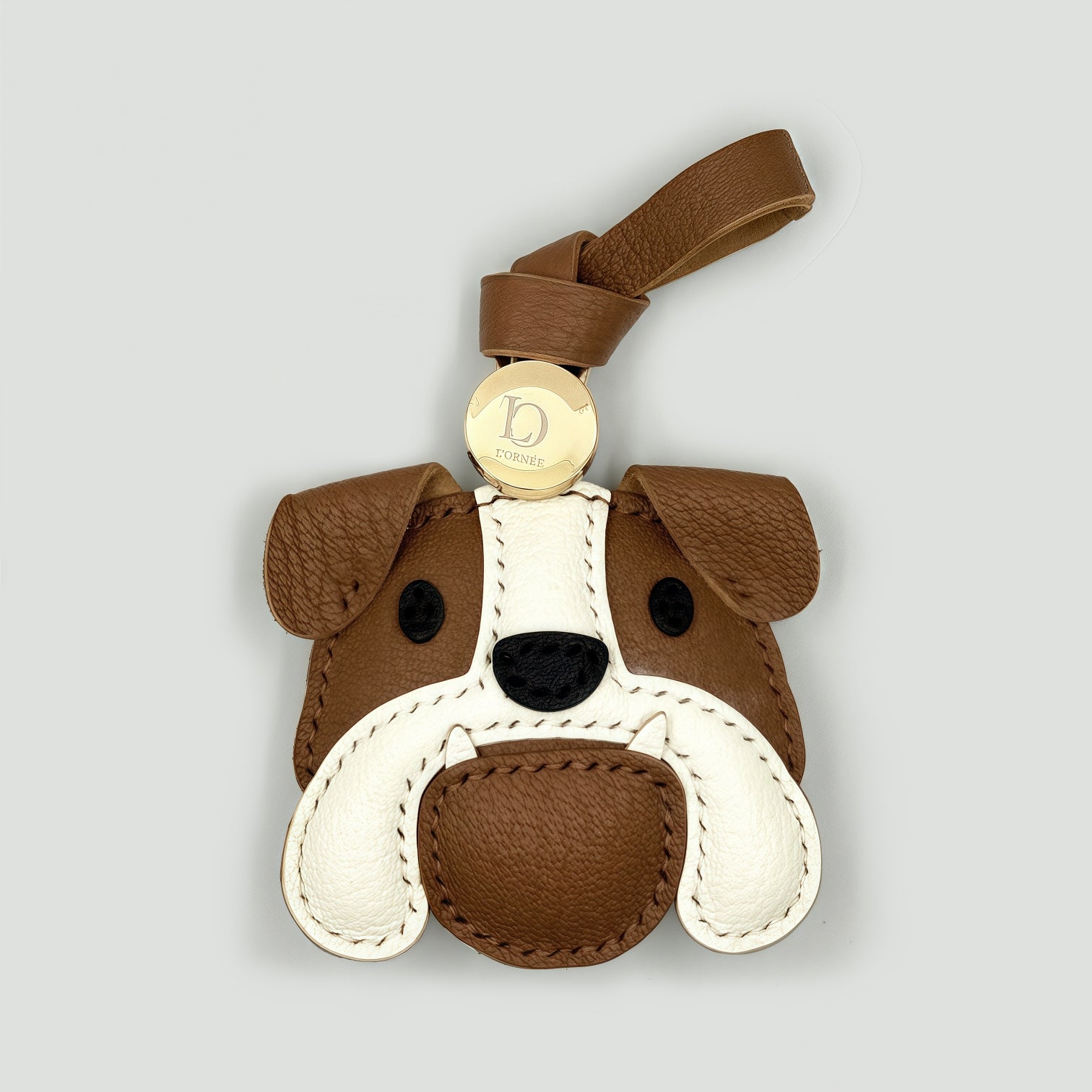 SWEET BULLDOG FACE key CHARM