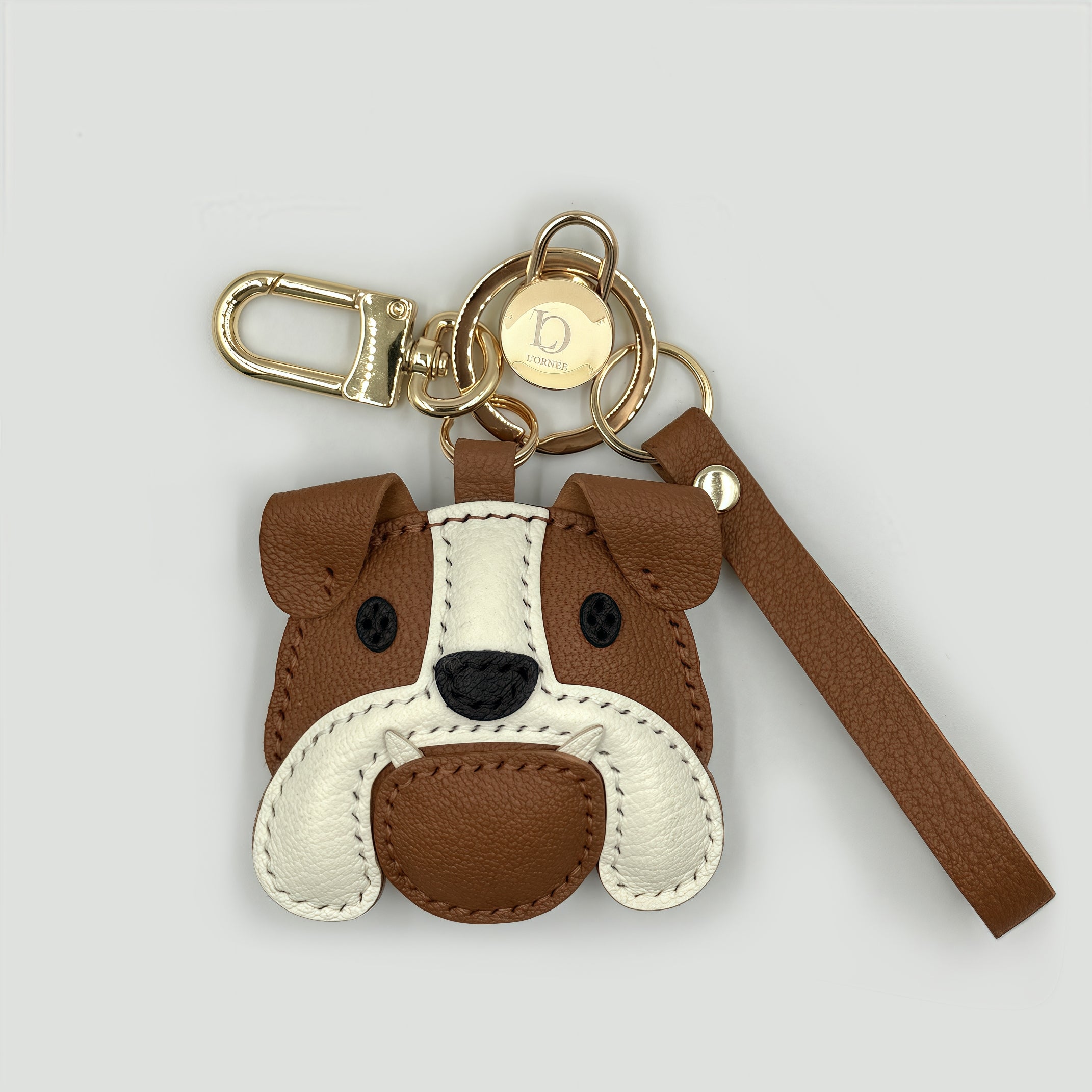 SWEET BULLDOG FACE keyrings