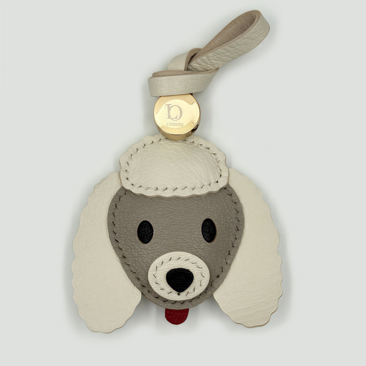 ASH CREAM STANDARD POODLE keyrings