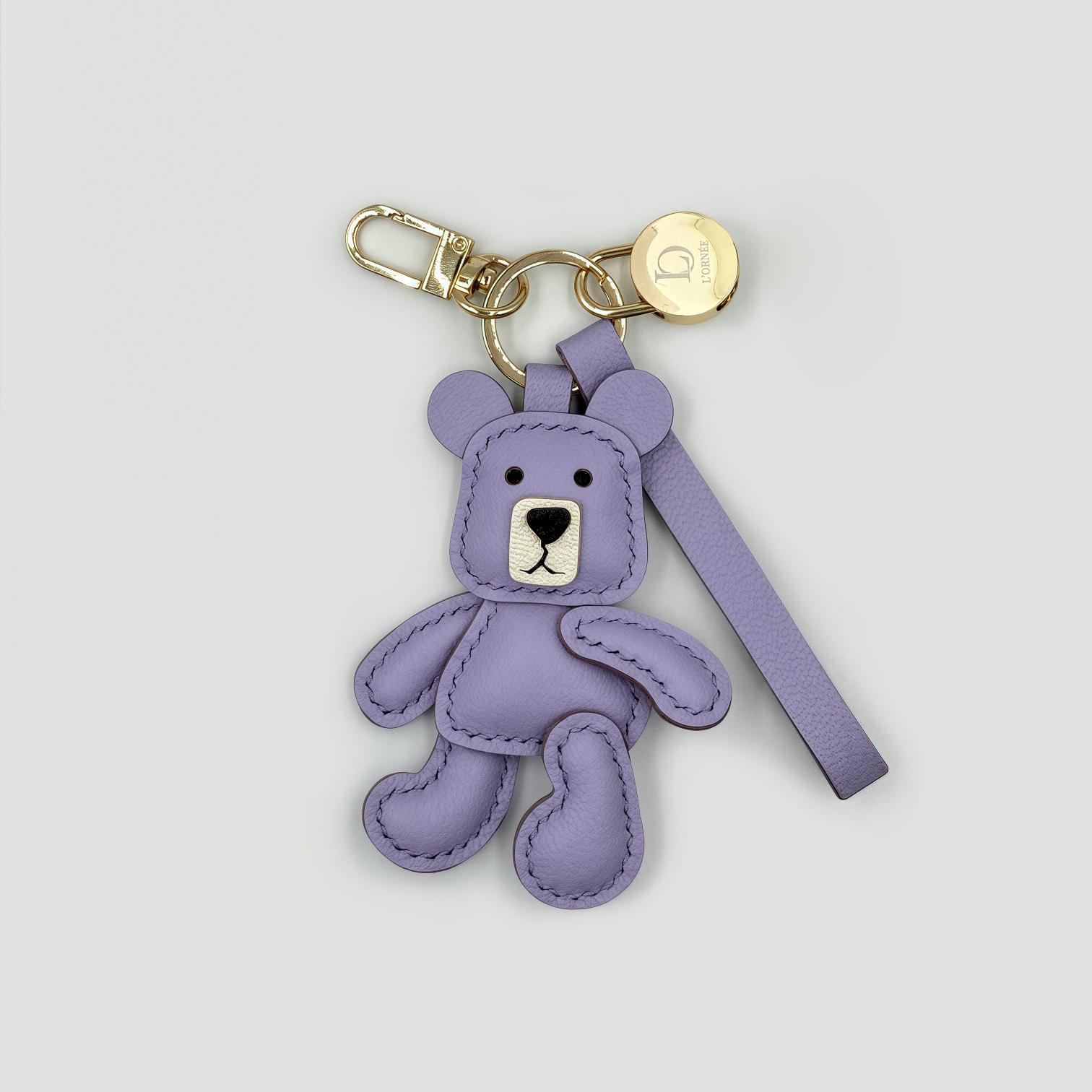 PURPLE TEDDY keyrings
