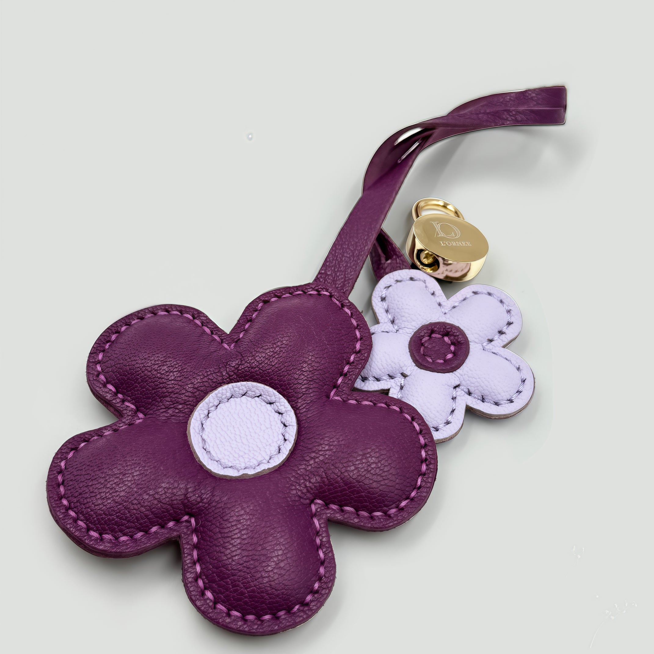 PURPLE BUBBLE BLOSSOM bag CHARM