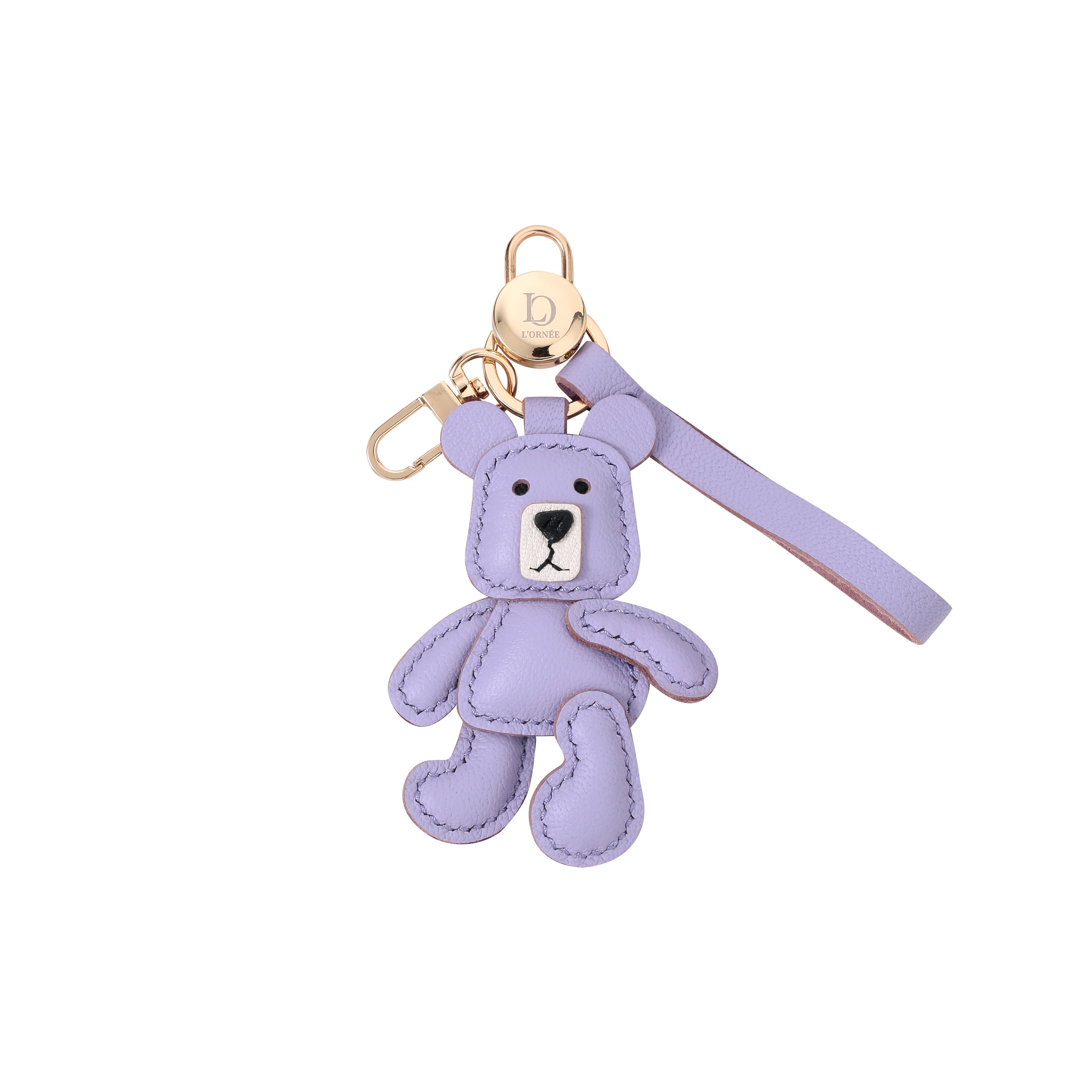 PURPLE TEDDY CHARM